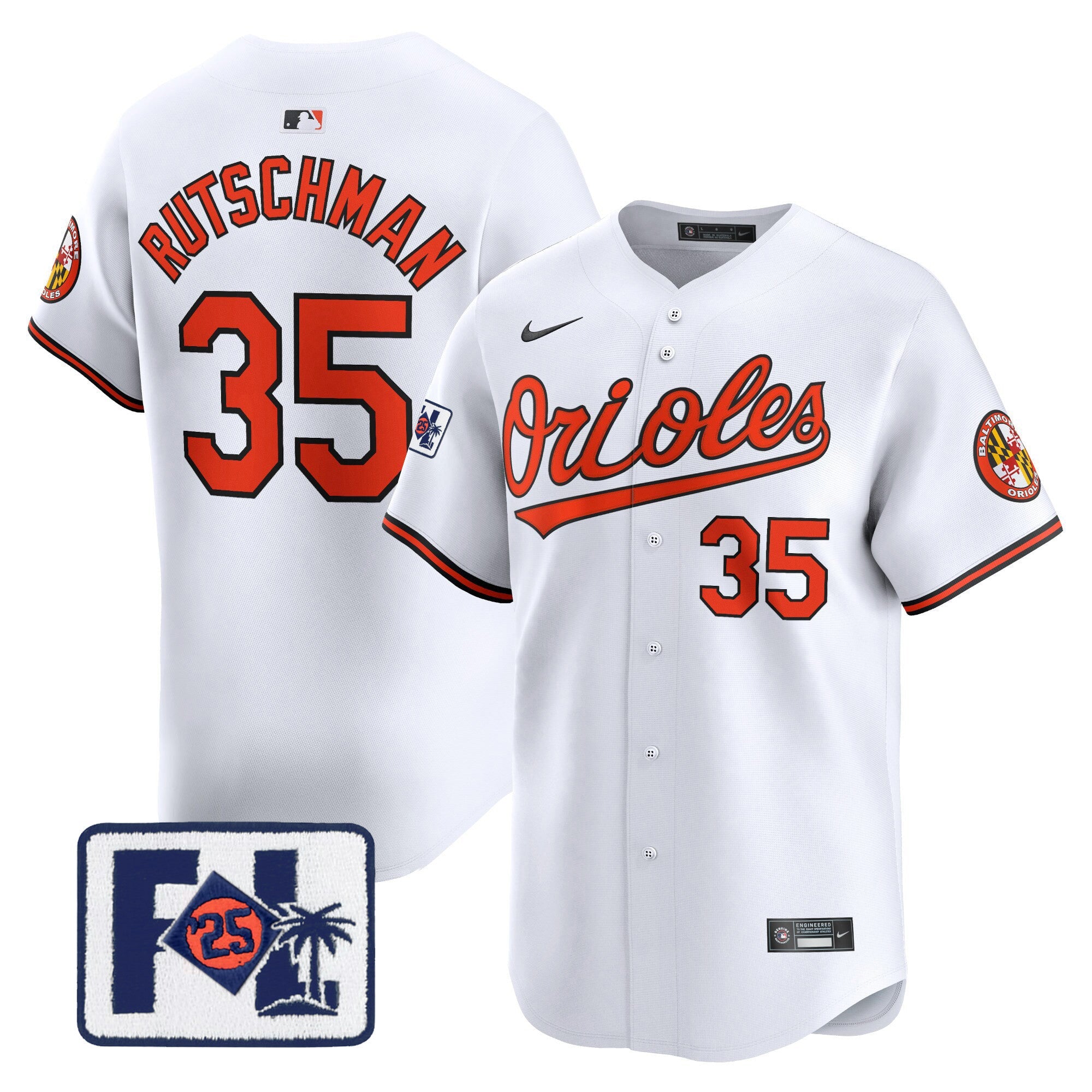 Men’s Baltimore 2025 Spring Training Patch Vapor Premier Limited Jersey
