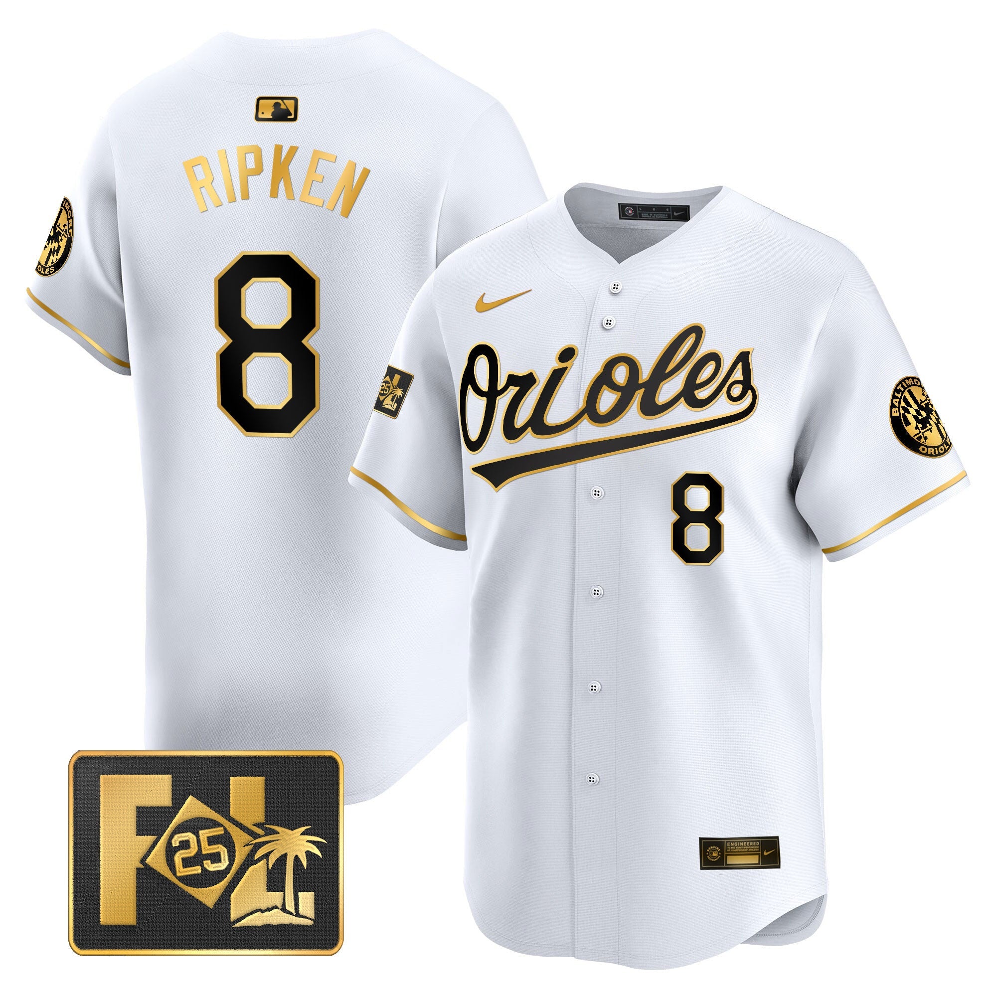 Men’s Baltimore 2025 Spring Training Patch Vapor Premier Limited Jersey