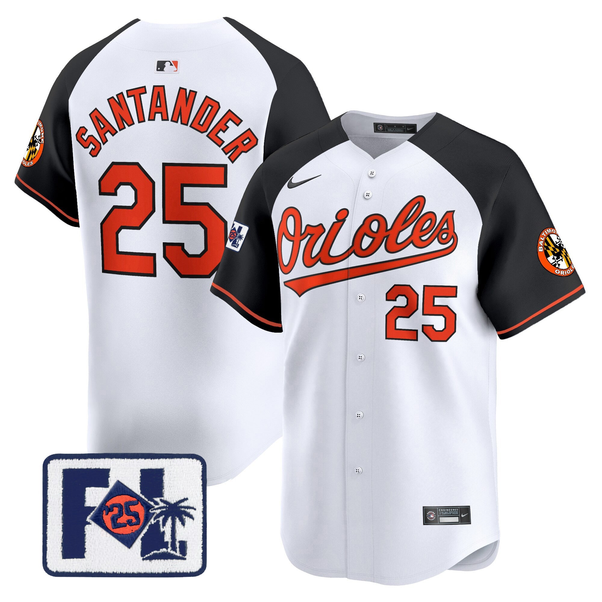 Men’s Baltimore 2025 Spring Training Patch Vapor Premier Limited Jersey