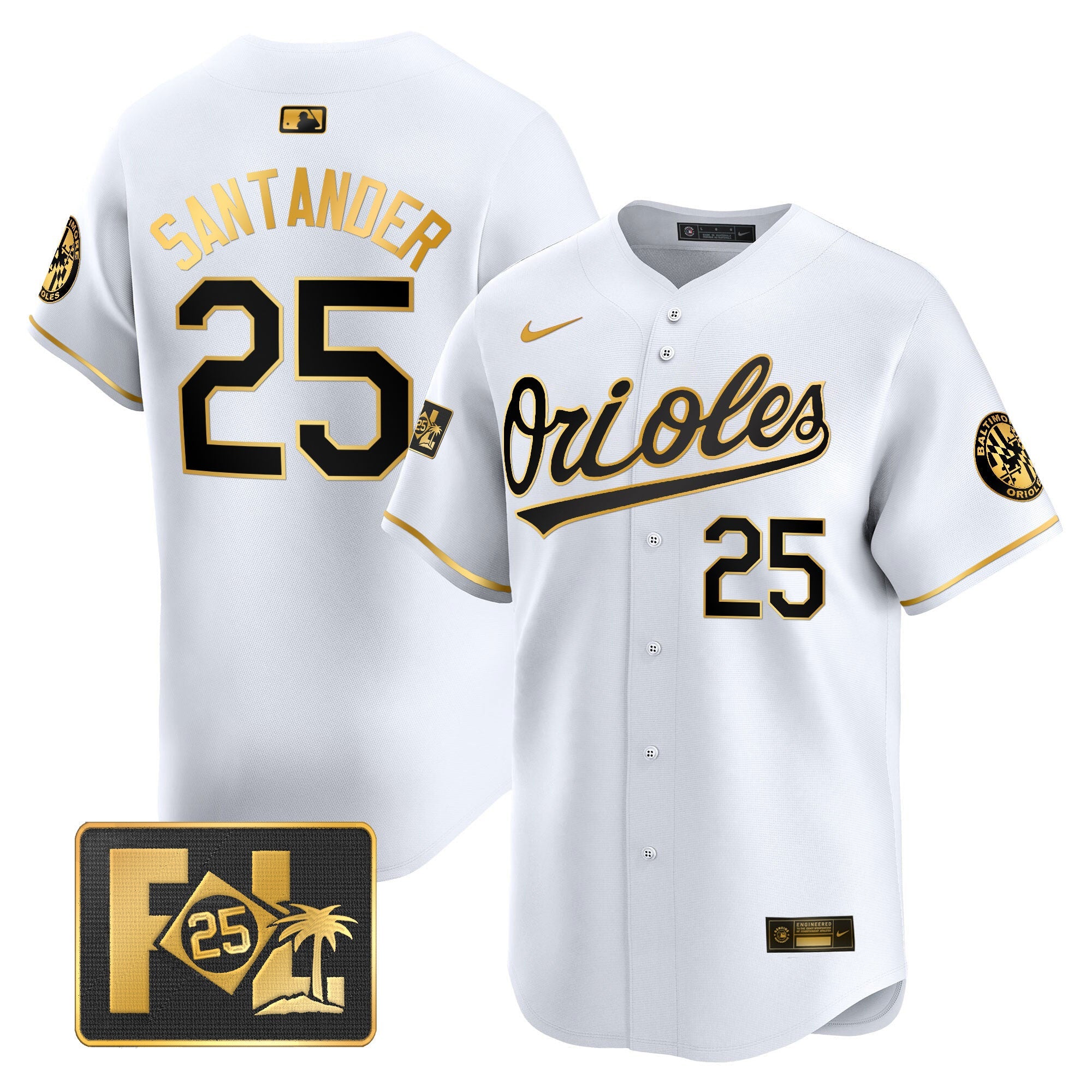 Men’s Baltimore 2025 Spring Training Patch Vapor Premier Limited Jersey