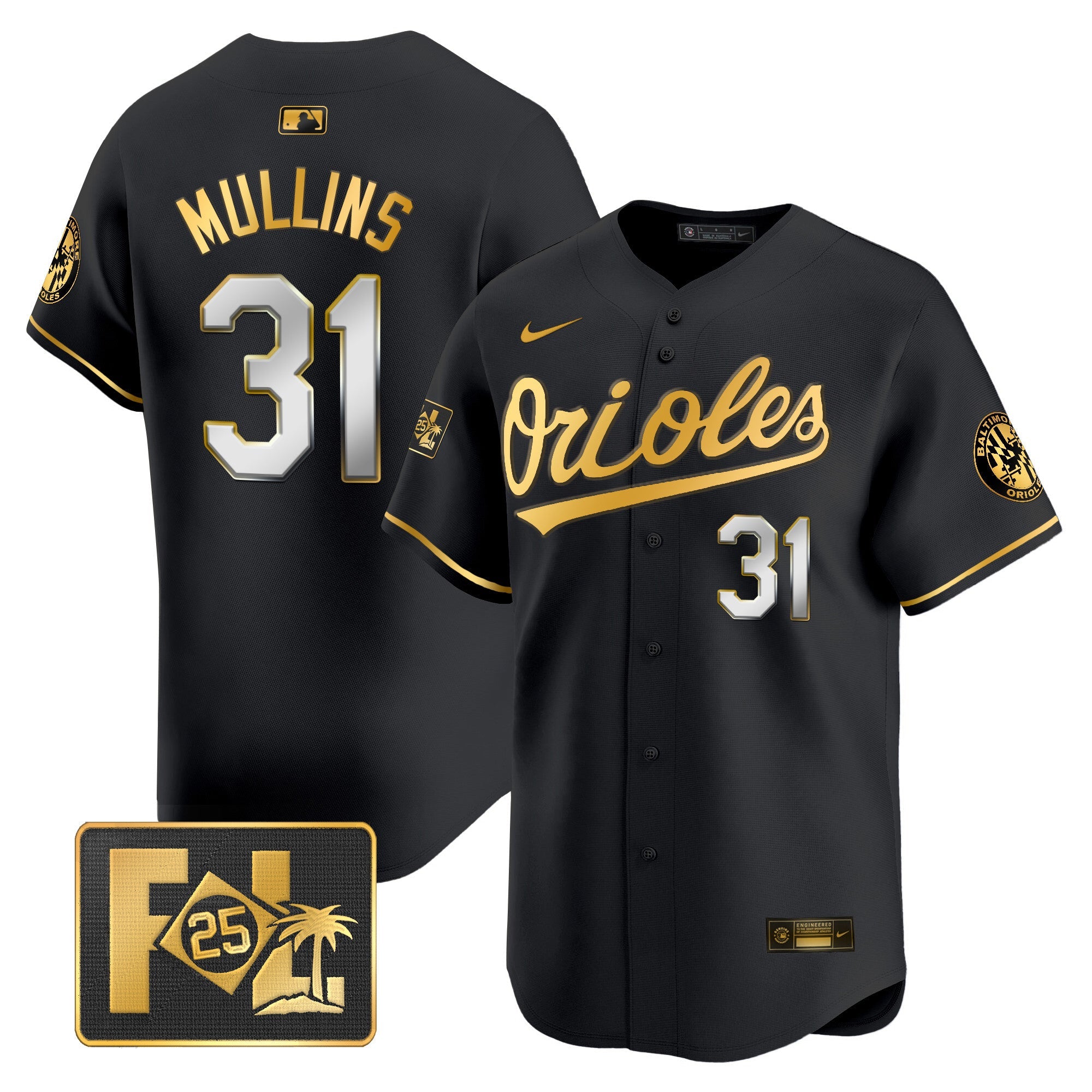 Men’s Baltimore 2025 Spring Training Patch Vapor Premier Limited Jersey