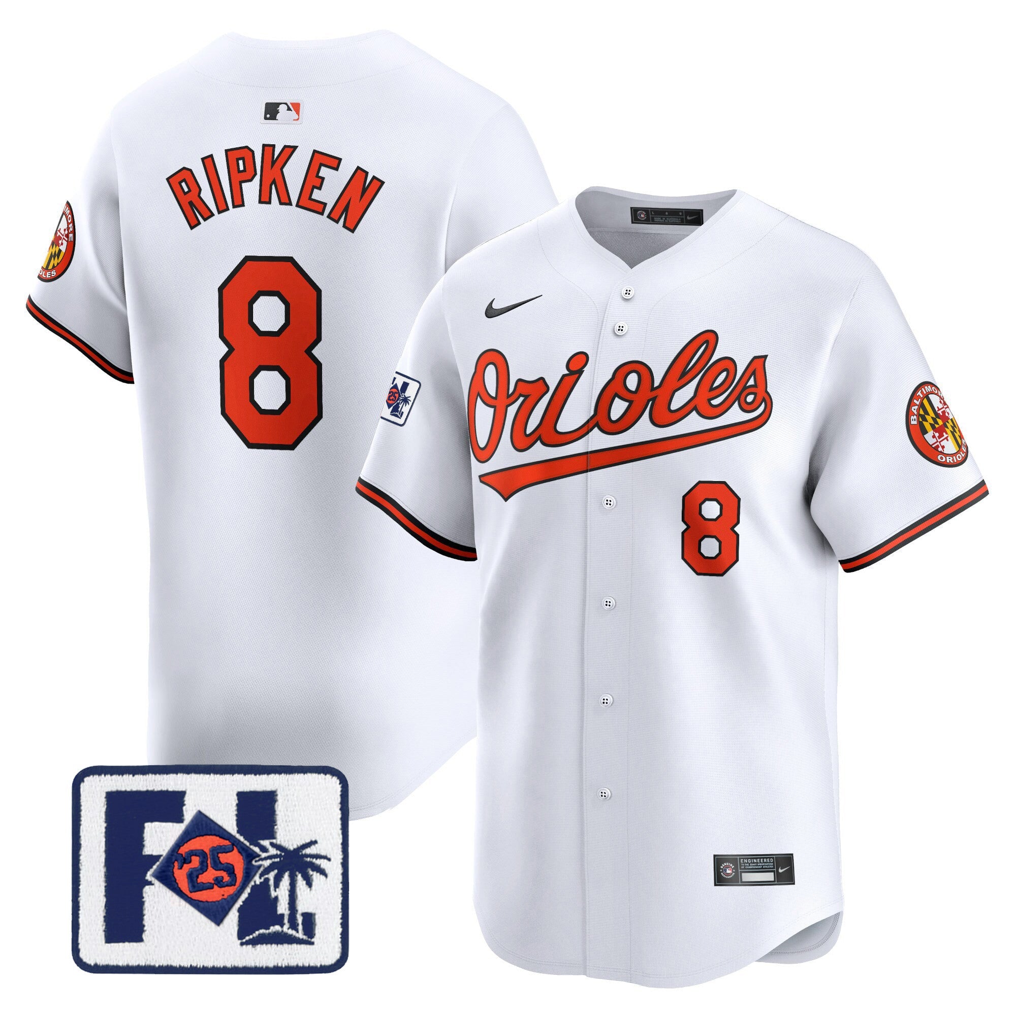 Men’s Baltimore 2025 Spring Training Patch Vapor Premier Limited Jersey