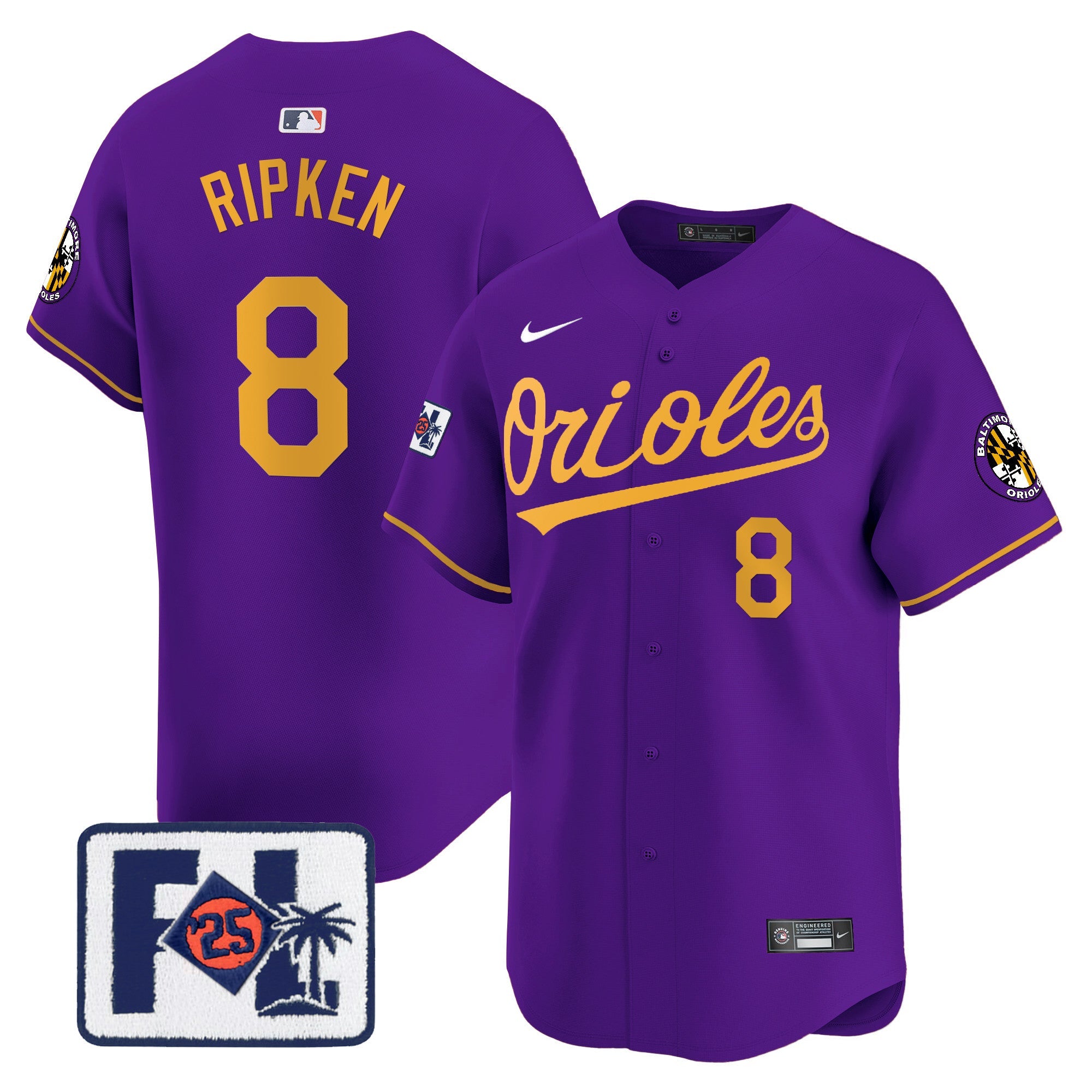 Men’s Baltimore 2025 Spring Training Patch Vapor Premier Limited Jersey