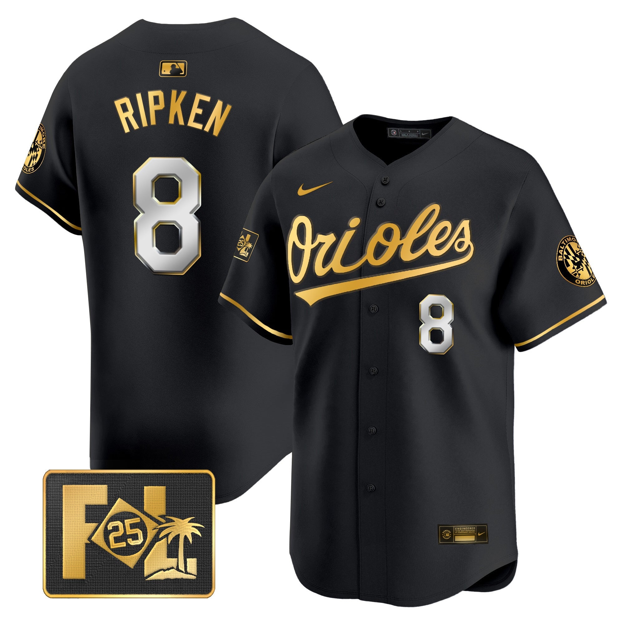 Men’s Baltimore 2025 Spring Training Patch Vapor Premier Limited Jersey