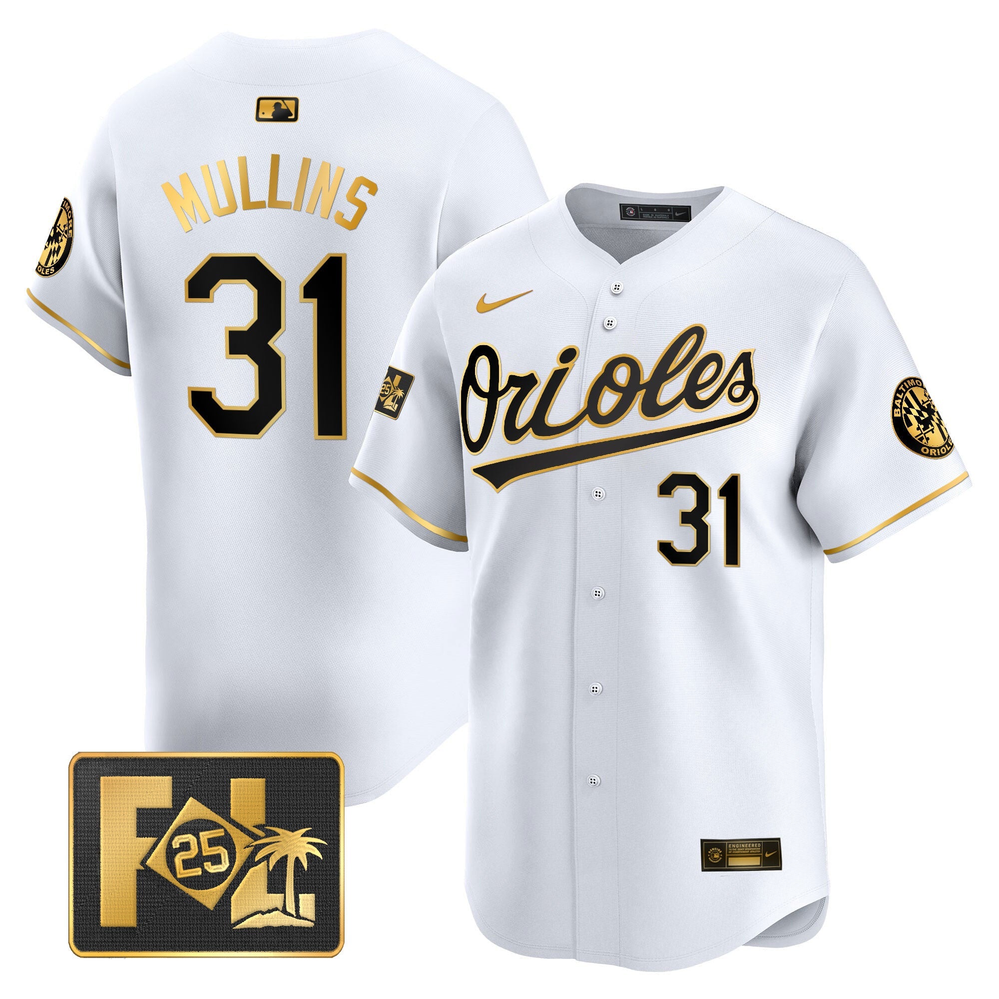 Men’s Baltimore 2025 Spring Training Patch Vapor Premier Limited Jersey
