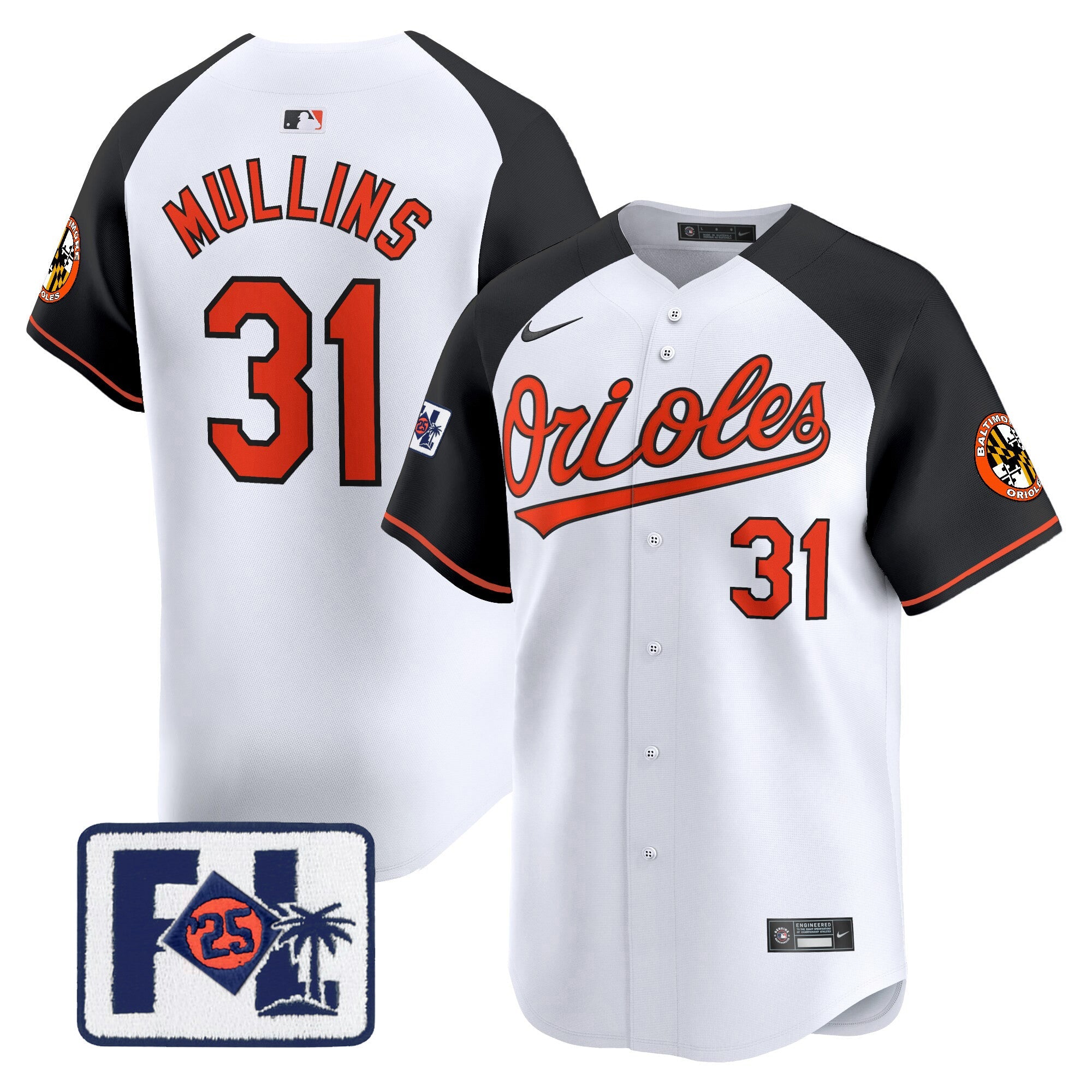 Men’s Baltimore 2025 Spring Training Patch Vapor Premier Limited Jersey