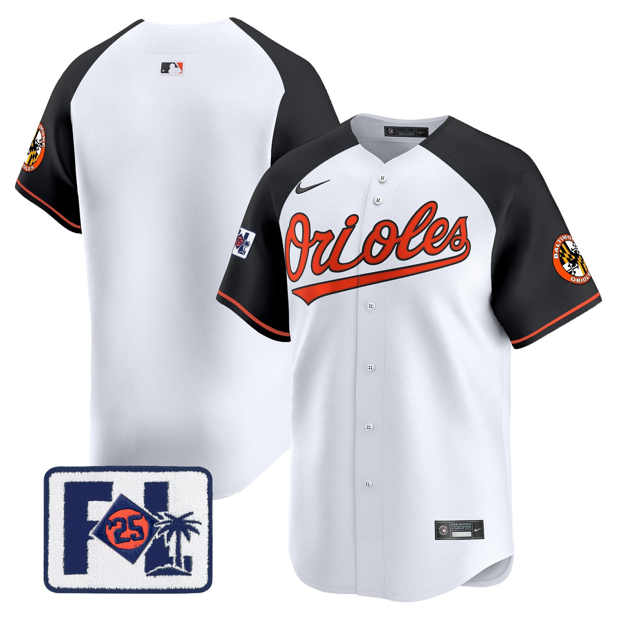 Men’s Baltimore 2025 Spring Training Patch Vapor Premier Limited Jersey