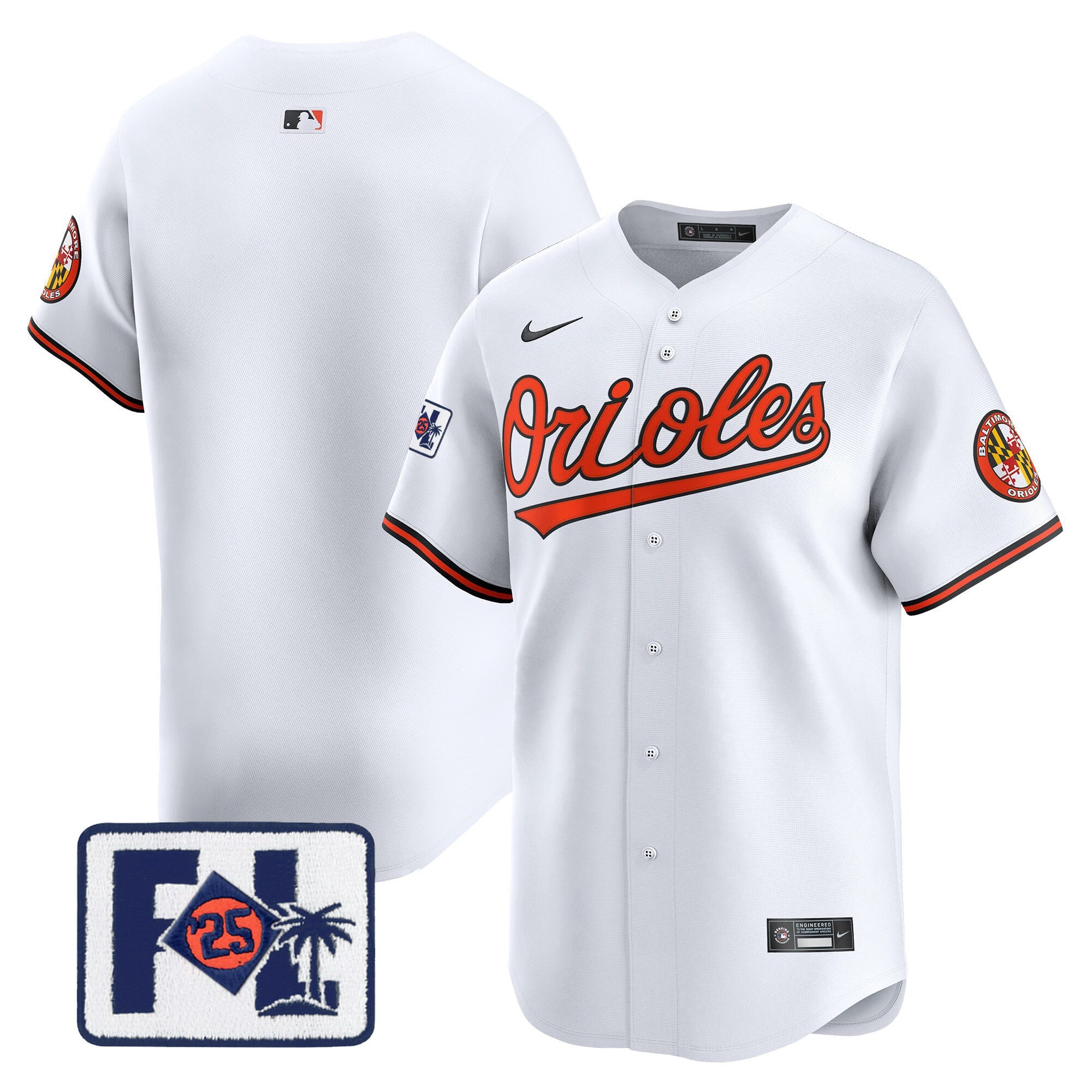 Men’s Baltimore 2025 Spring Training Patch Vapor Premier Limited Jersey