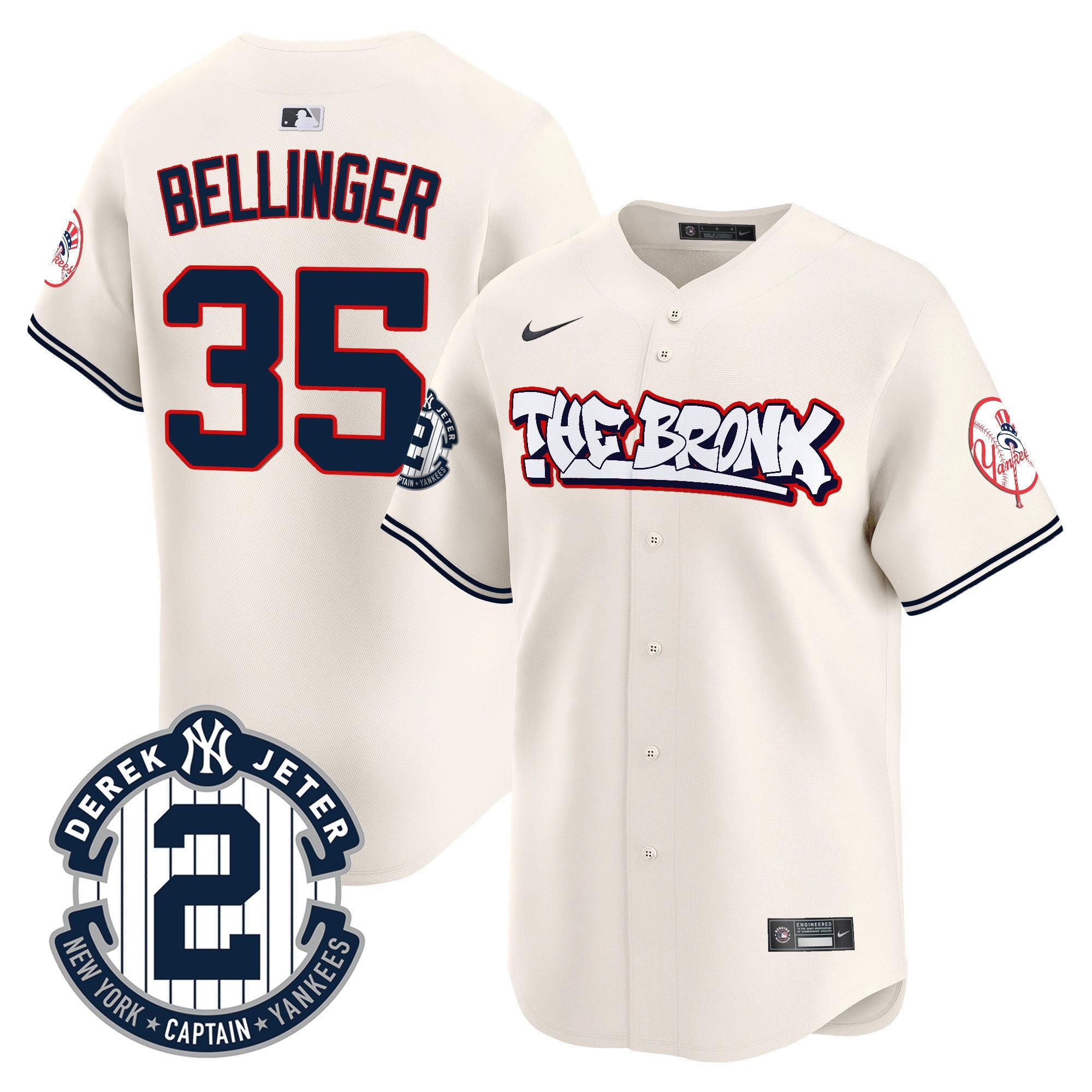 Men’s New York The Bronx Graffiti Vapor Premier Limited Jersey V2