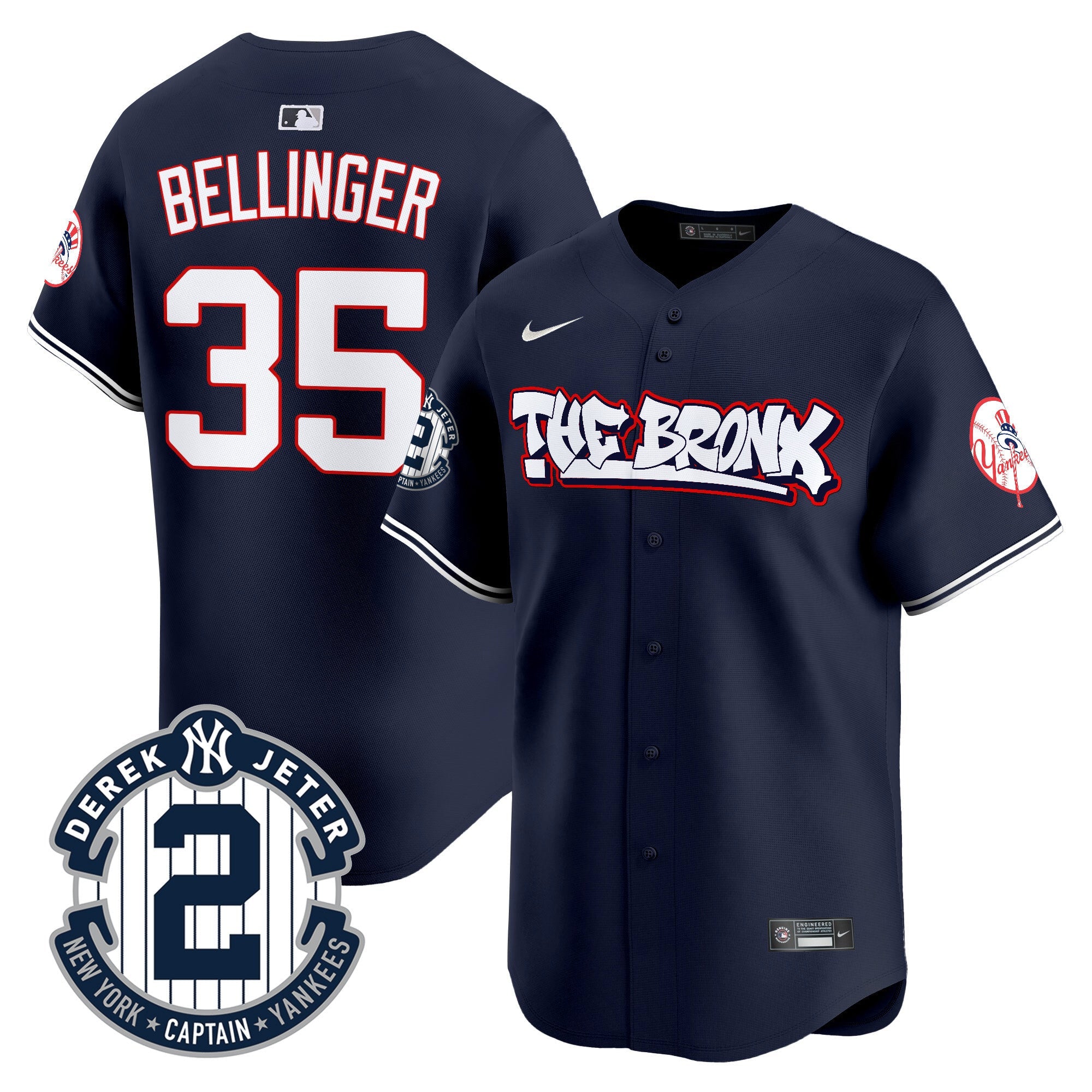 Men’s New York The Bronx Graffiti Vapor Premier Limited Jersey V2