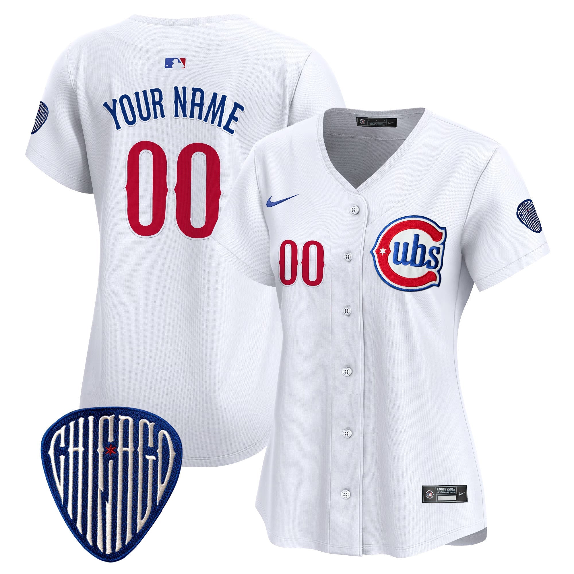 Chicago Blue Alternate Vapor Premier Limited Custom Jersey