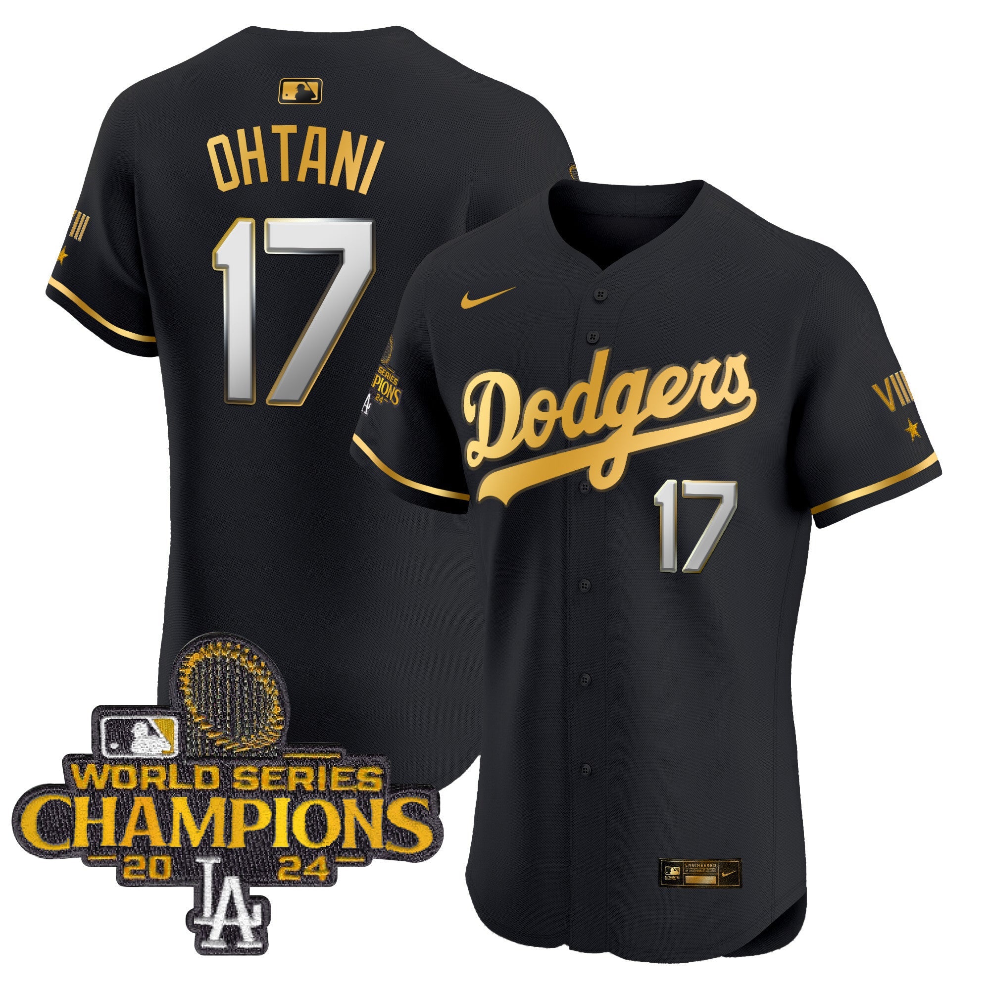 Men’s 2024 World Series Champions Gold Trim Vapor Premier Elite Jersey V3