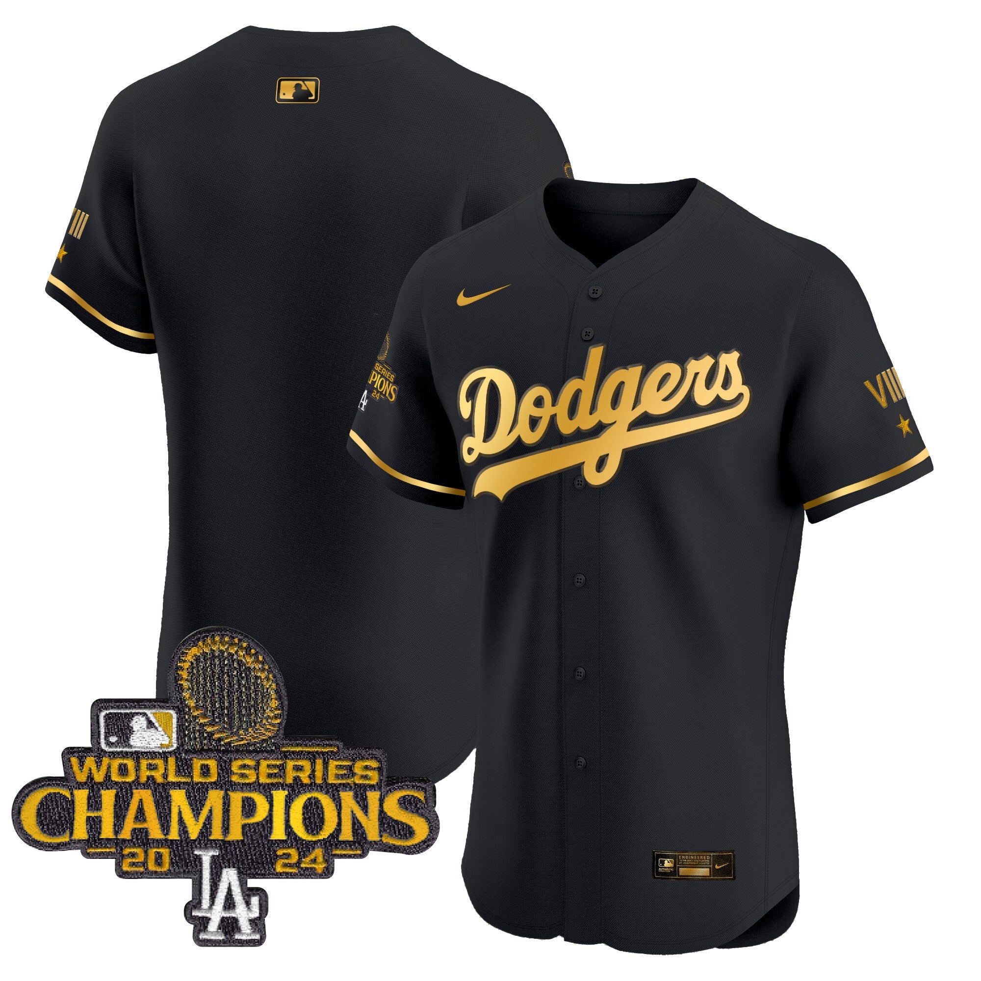 Men’s 2024 World Series Champions Gold Trim Vapor Premier Elite Jersey V3