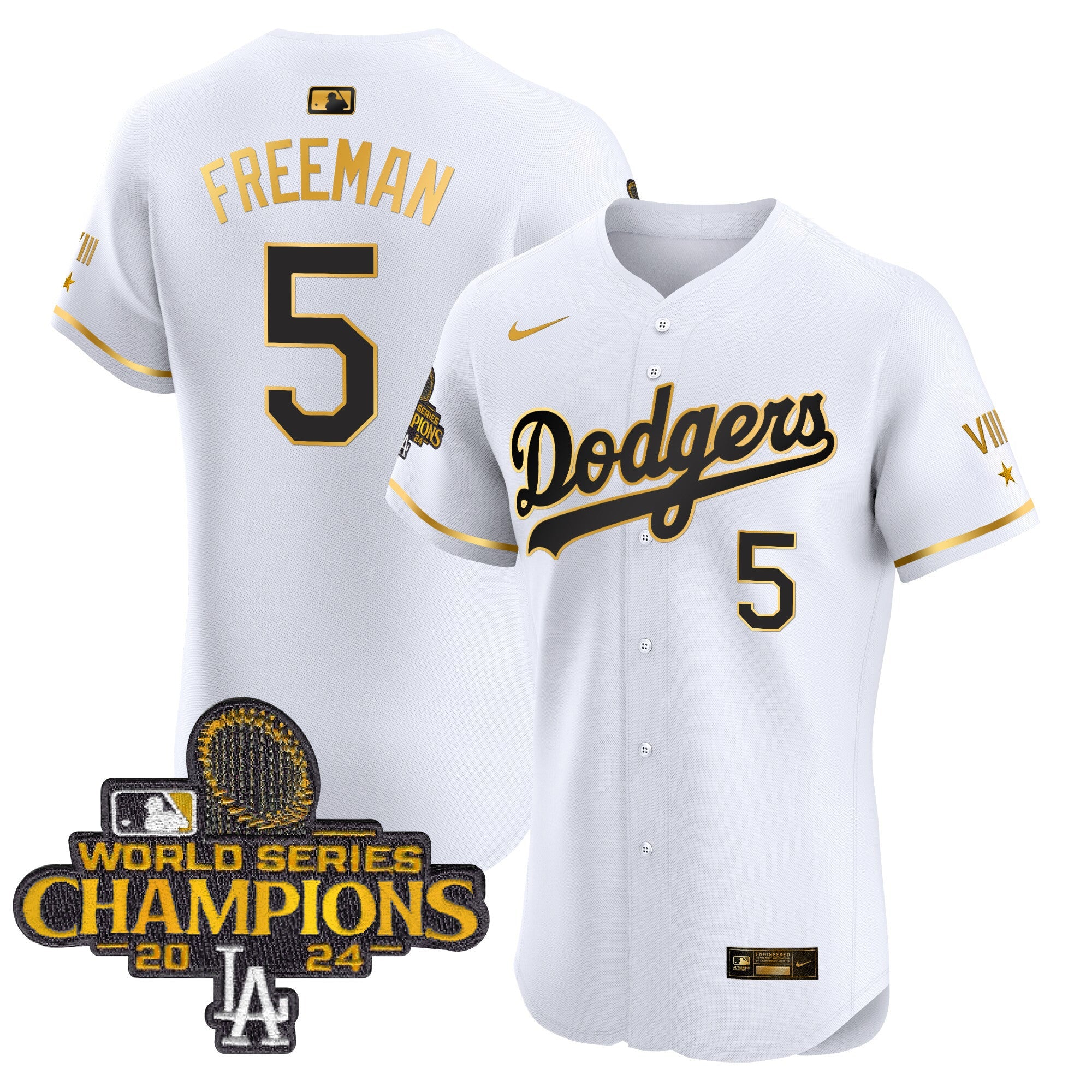 Men’s 2024 World Series Champions Gold Trim Vapor Premier Elite Jersey V3