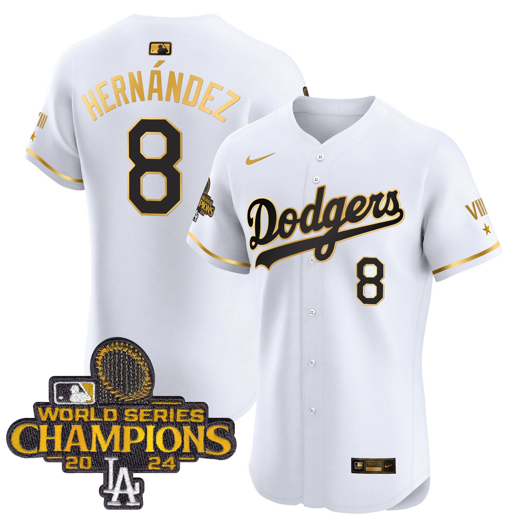 Men’s 2024 World Series Champions Gold Trim Vapor Premier Elite Jersey V3