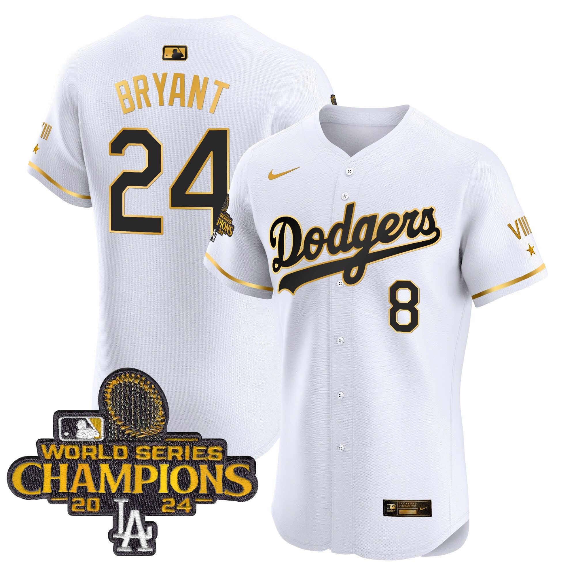 Men’s 2024 World Series Champions Gold Trim Vapor Premier Elite Jersey V3