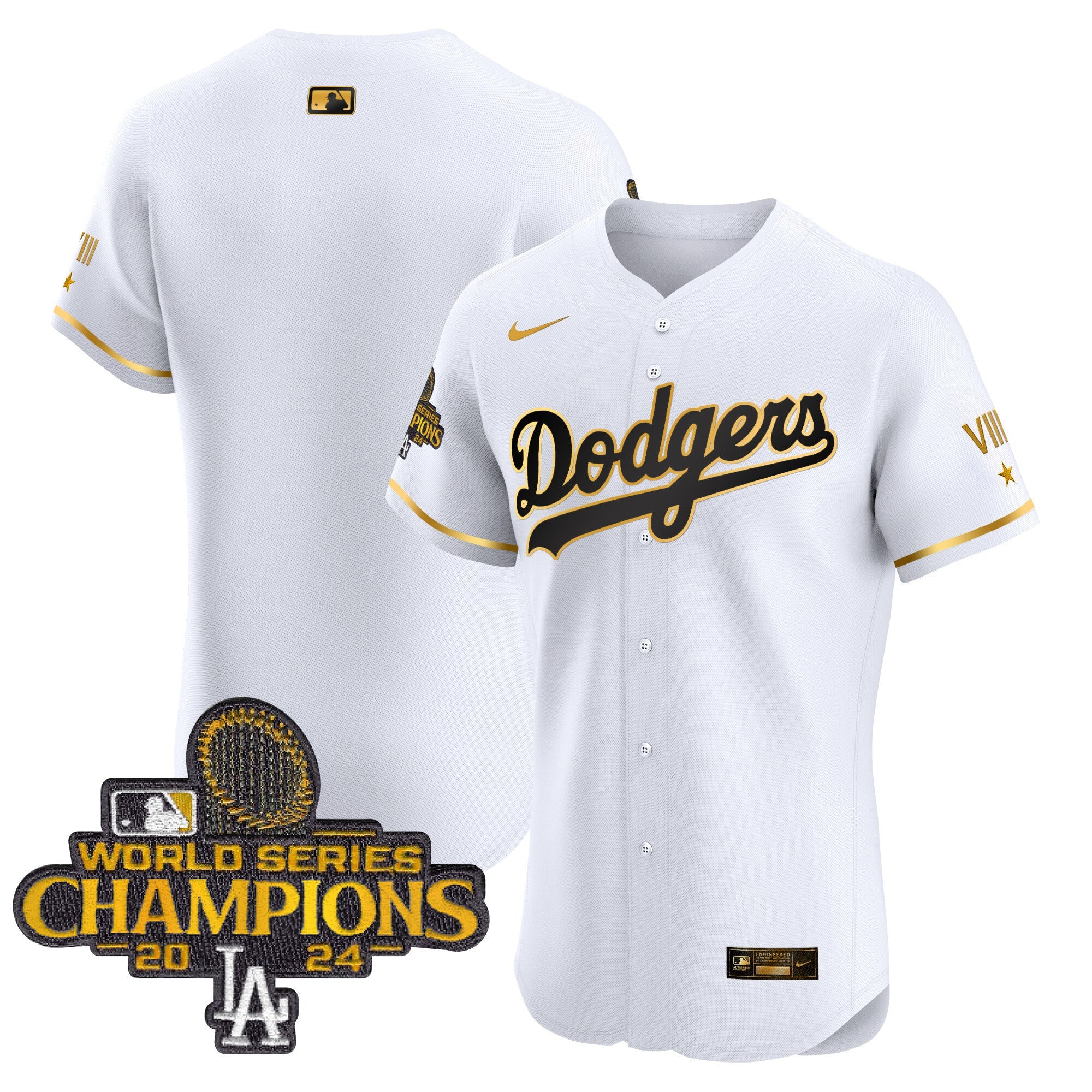Men’s 2024 World Series Champions Gold Trim Vapor Premier Elite Jersey V3