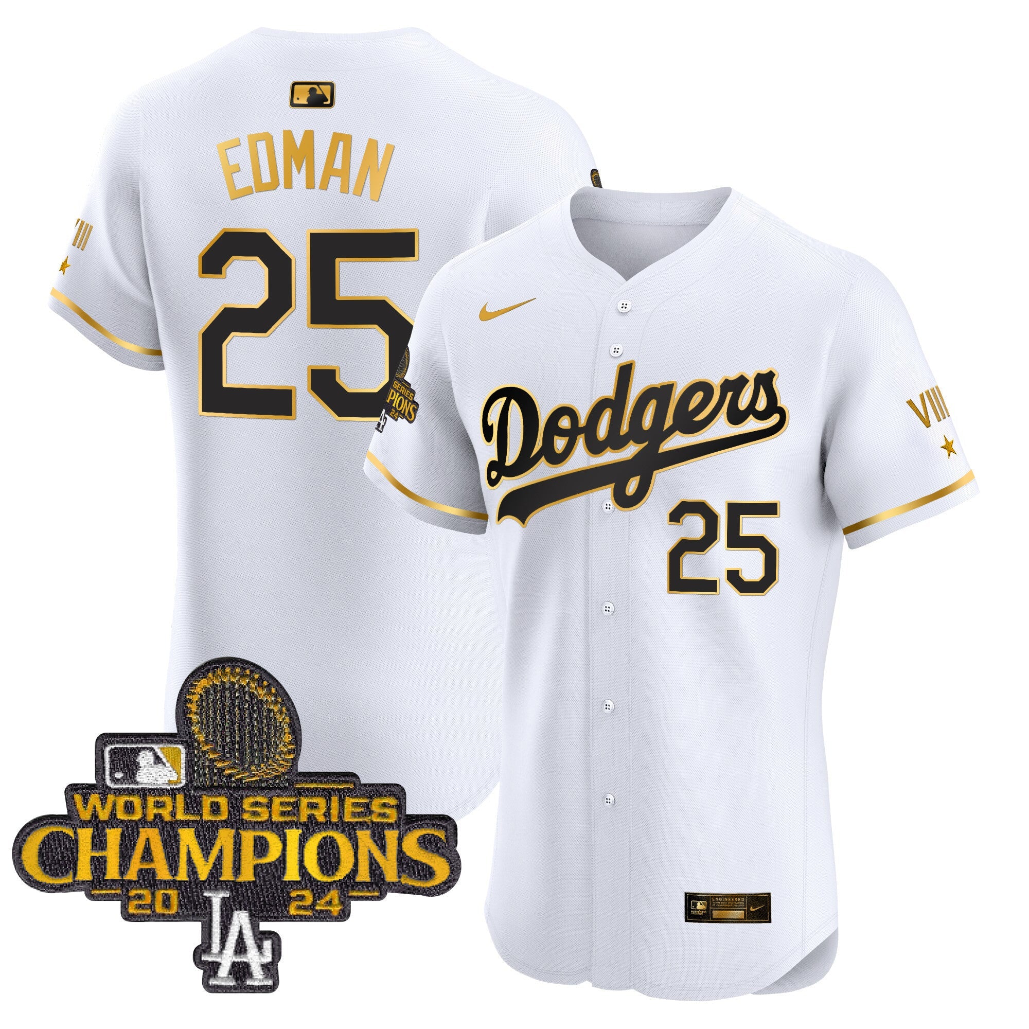 Men’s 2024 World Series Champions Gold Trim Vapor Premier Elite Jersey V3