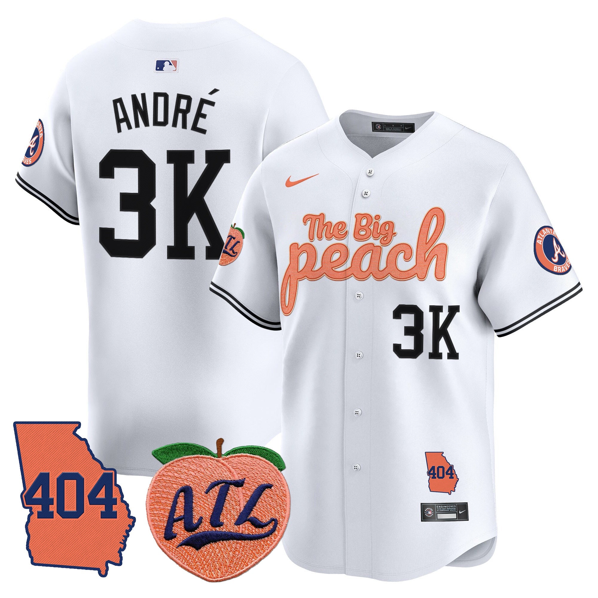 Men’s Atlanta 404 & The Big Peach Vapor Premier Limited Jersey