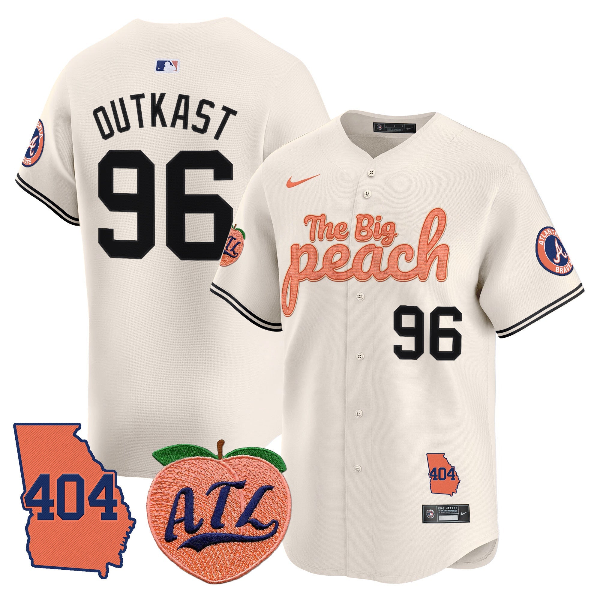 Men’s Atlanta 404 & The Big Peach Vapor Premier Limited Jersey