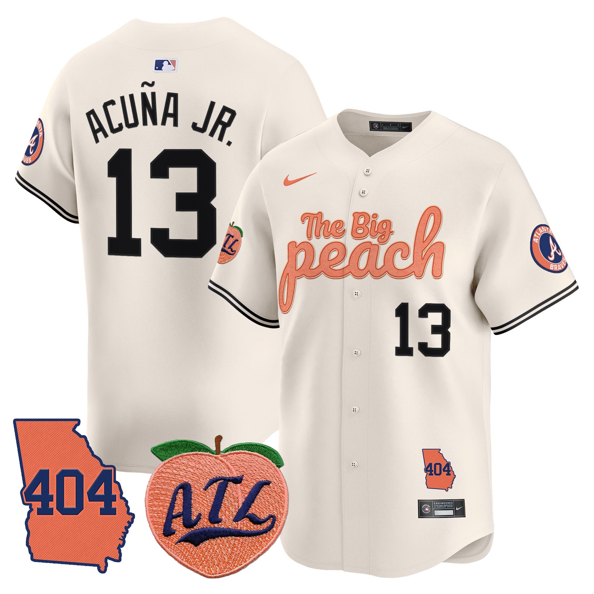 Men’s Atlanta 404 & The Big Peach Vapor Premier Limited Jersey