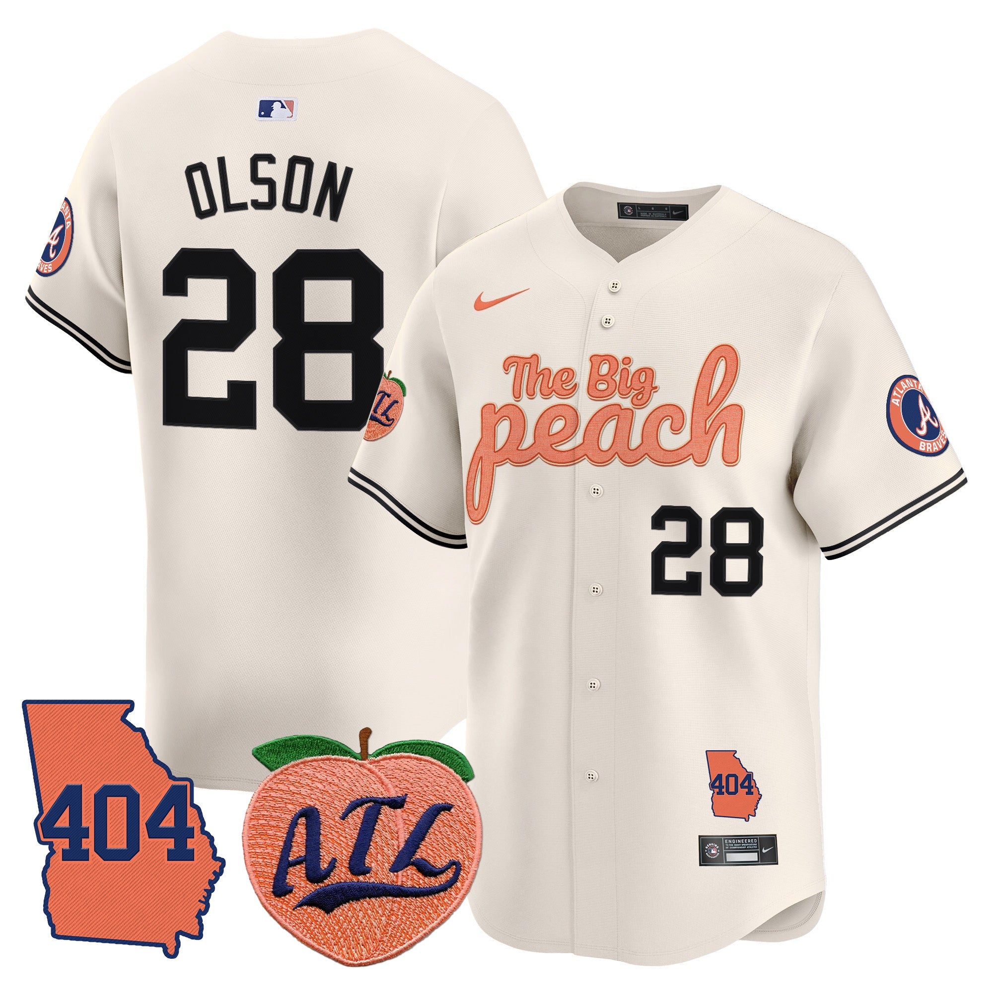 Men’s Atlanta 404 & The Big Peach Vapor Premier Limited Jersey