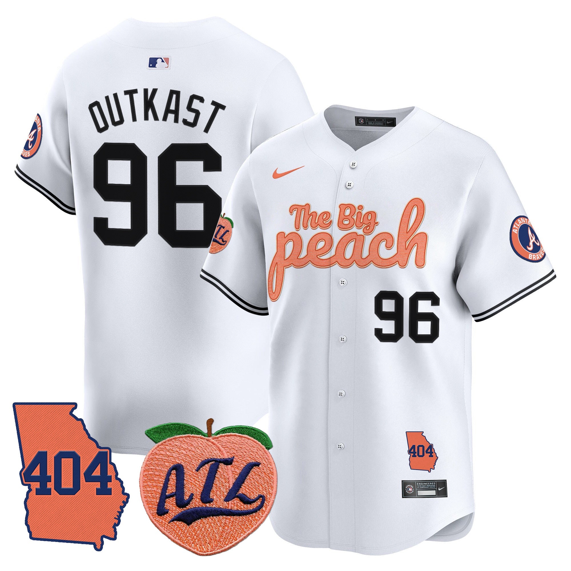Men’s Atlanta 404 & The Big Peach Vapor Premier Limited Jersey