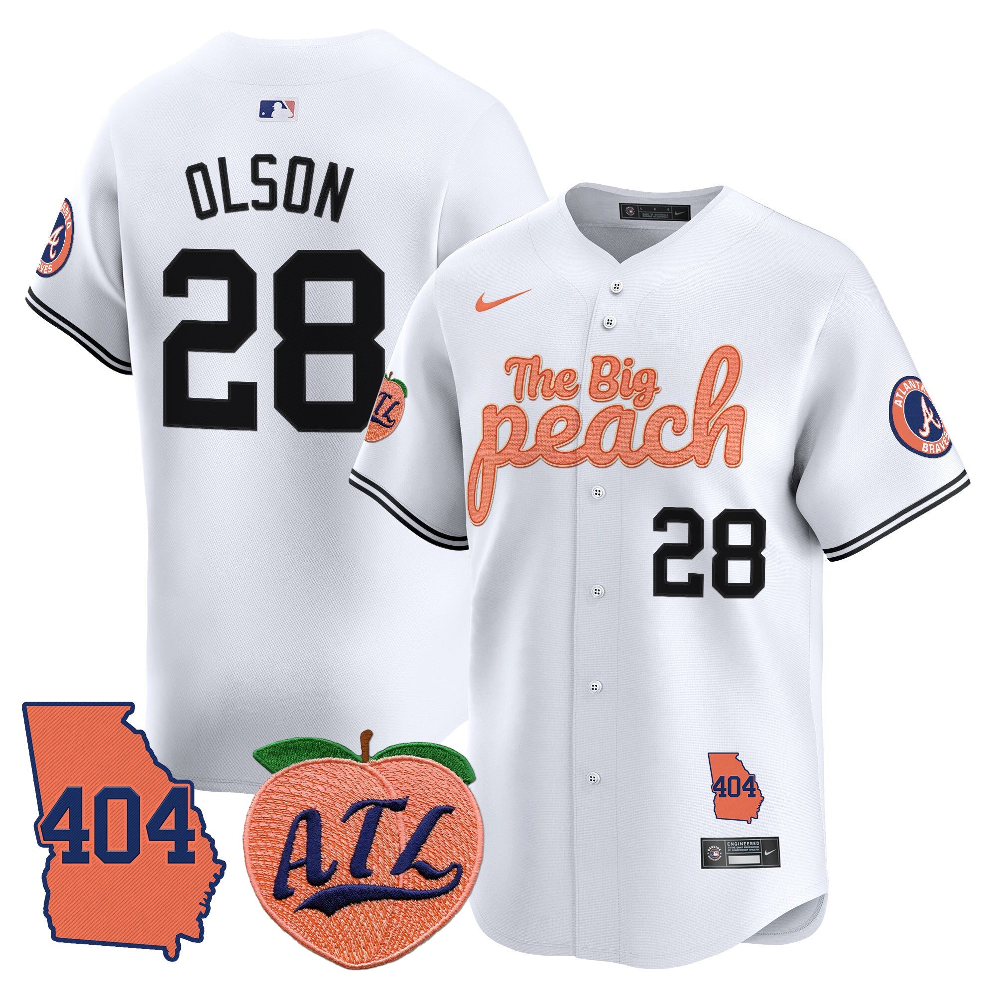 Men’s Atlanta 404 & The Big Peach Vapor Premier Limited Jersey