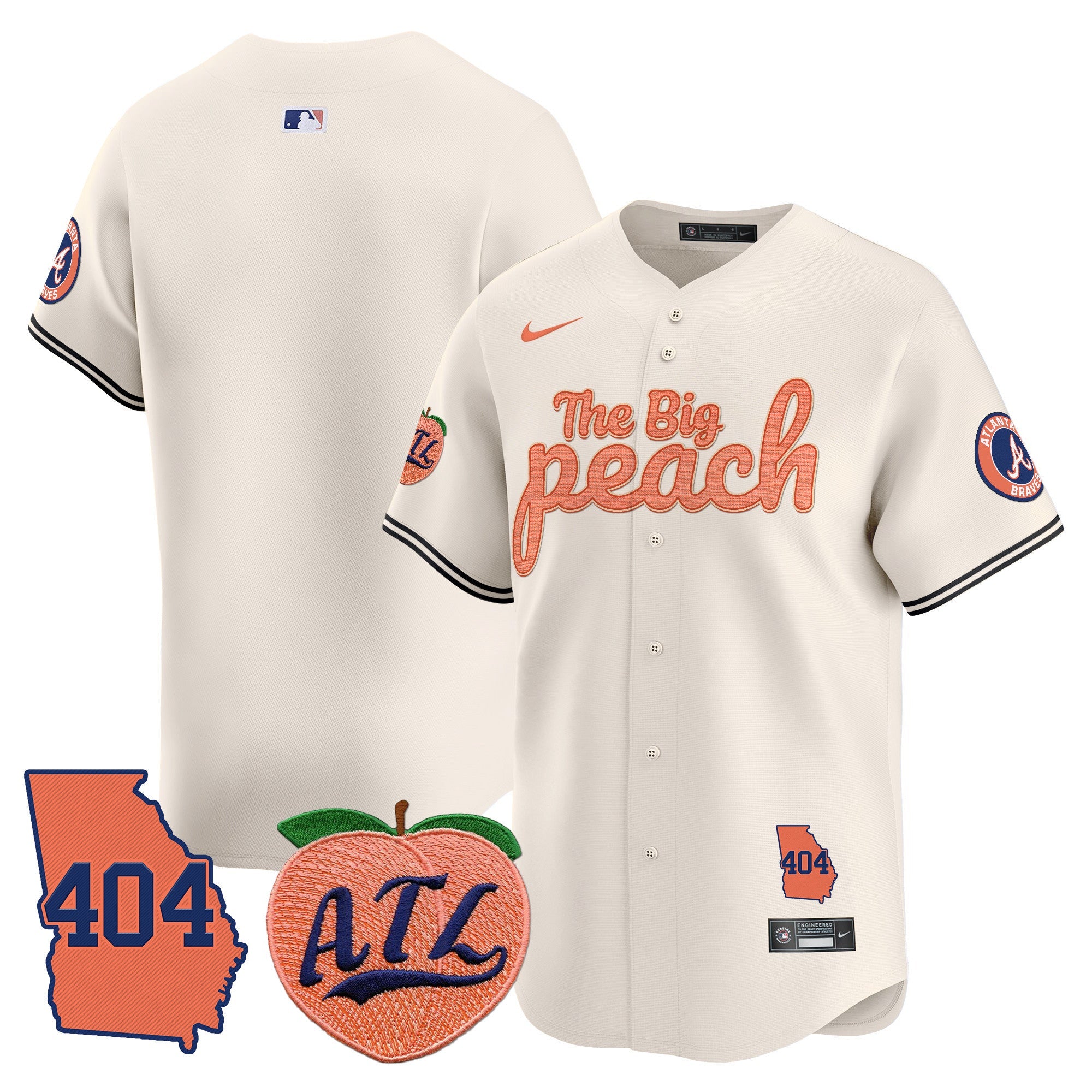 Men’s Atlanta 404 & The Big Peach Vapor Premier Limited Jersey
