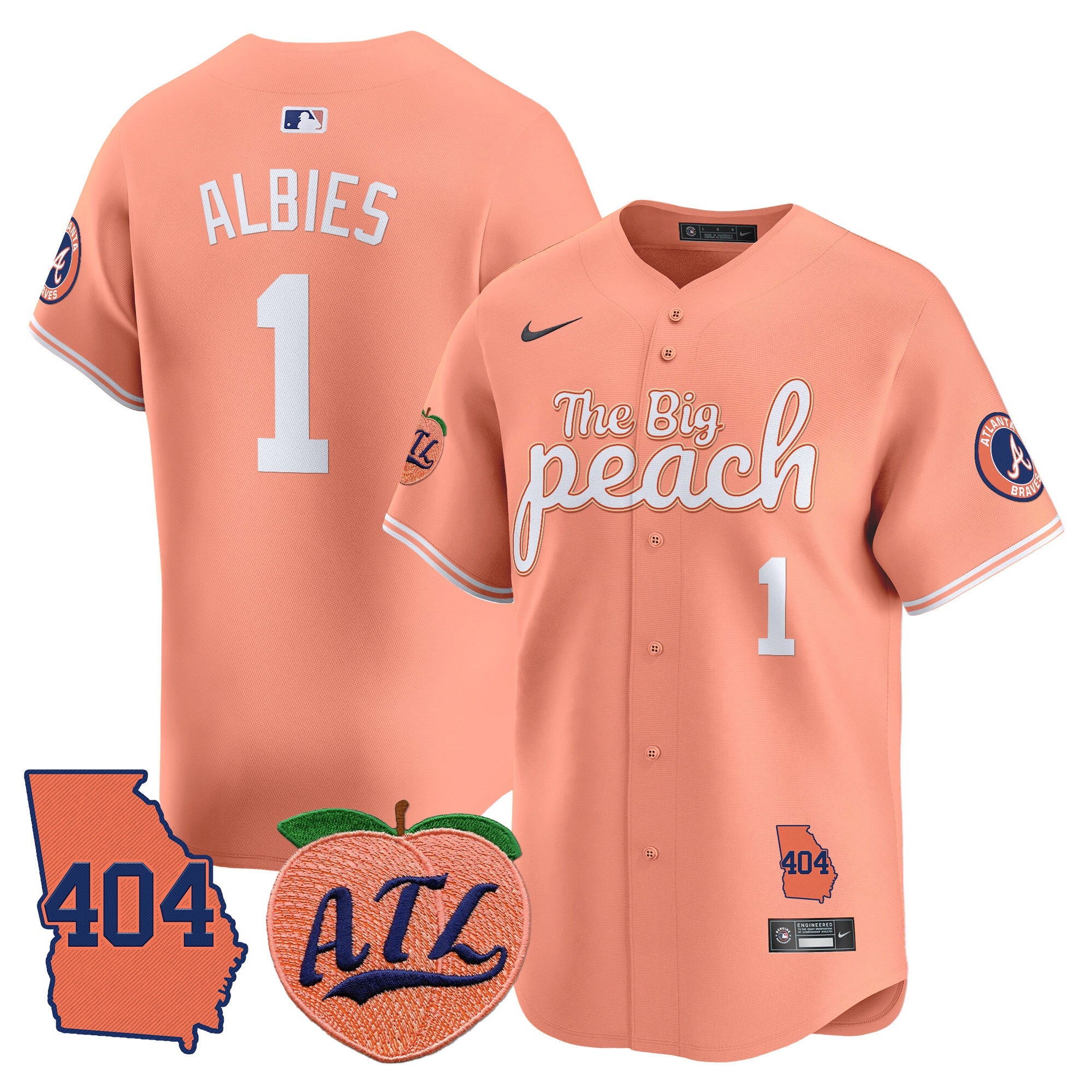 Men’s Atlanta 404 & The Big Peach Vapor Premier Limited Jersey