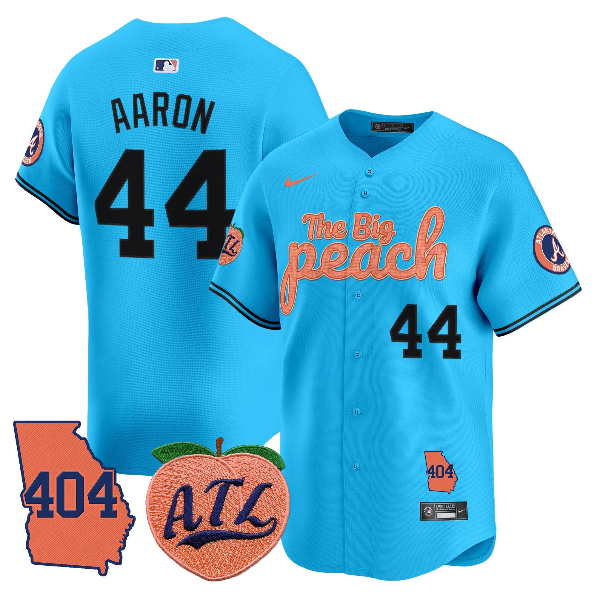 Men’s Atlanta 404 & The Big Peach Vapor Premier Limited Jersey