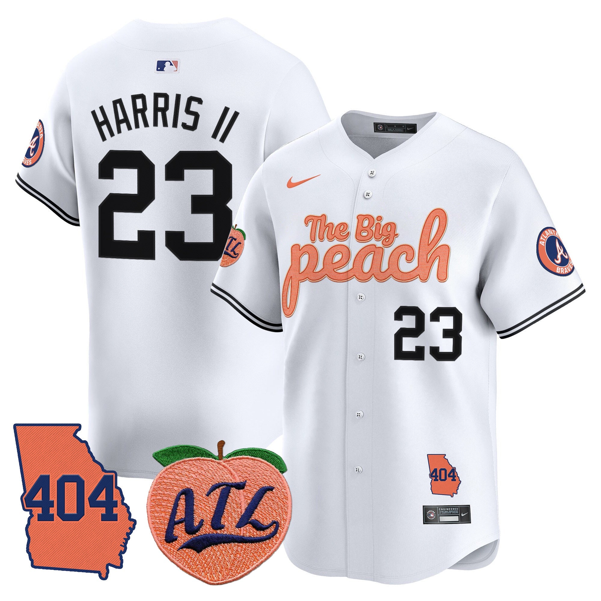 Men’s Atlanta 404 & The Big Peach Vapor Premier Limited Jersey
