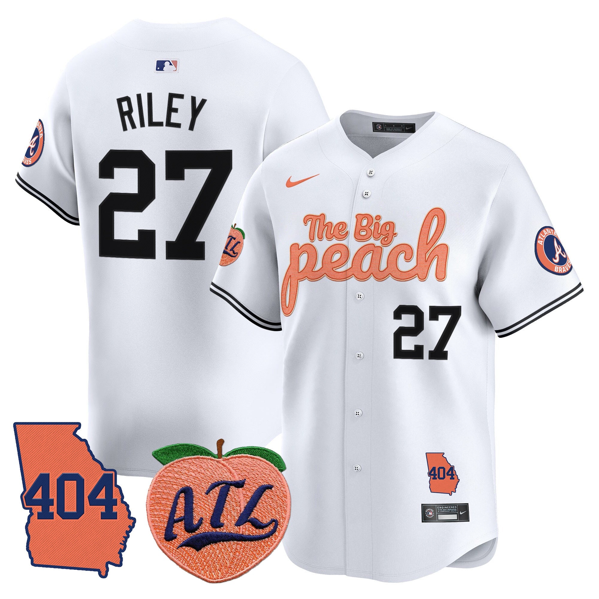 Men’s Atlanta 404 & The Big Peach Vapor Premier Limited Jersey