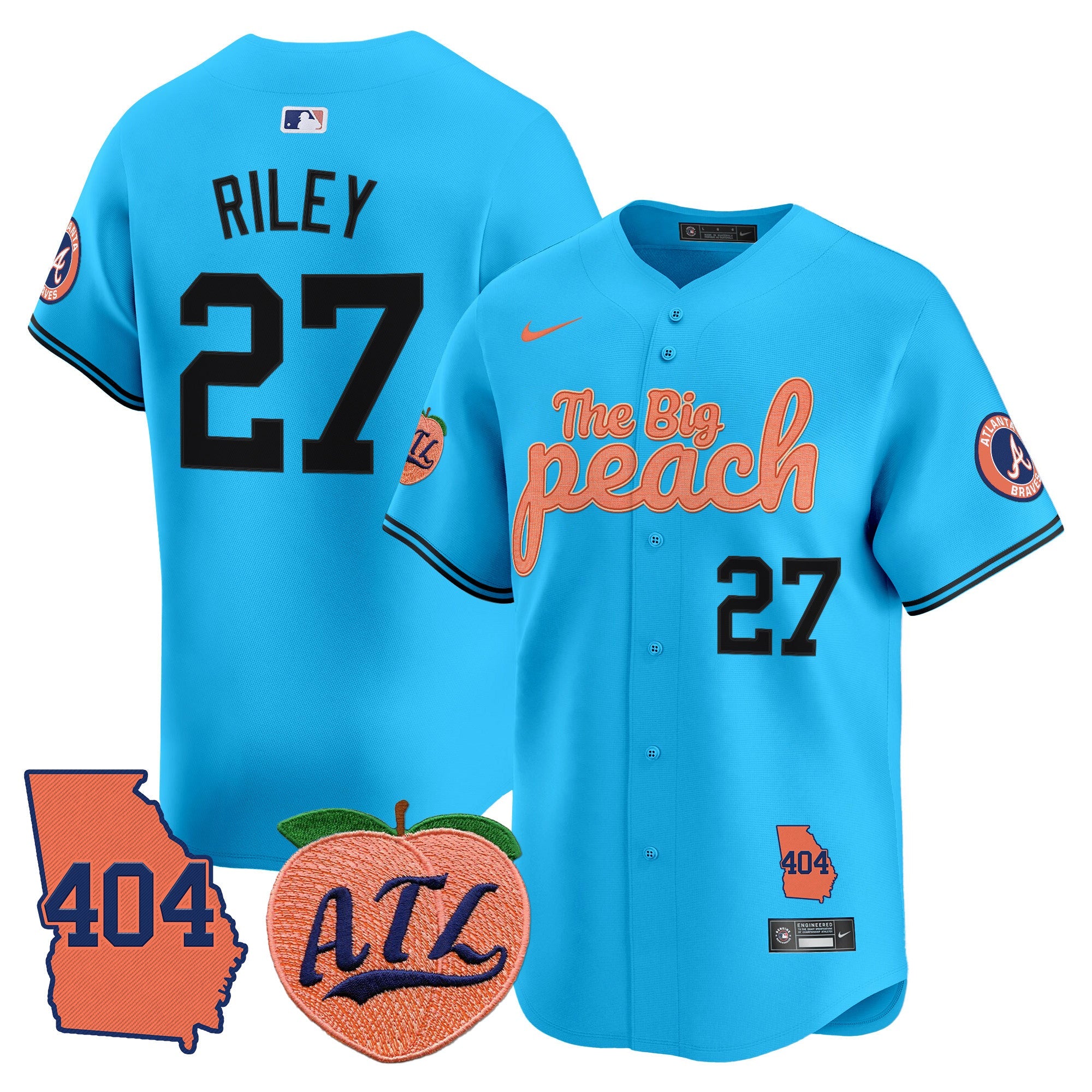 Men’s Atlanta 404 & The Big Peach Vapor Premier Limited Jersey