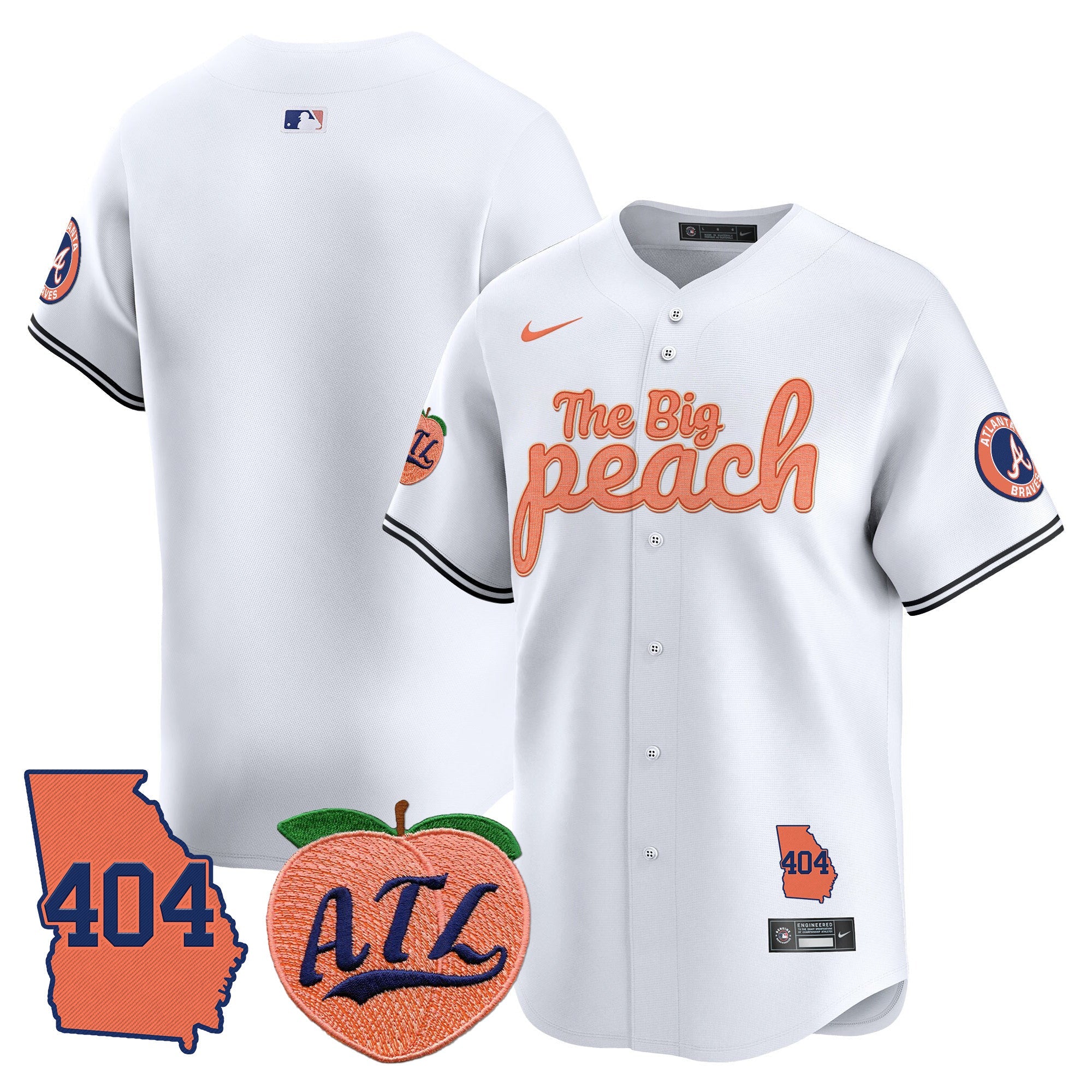 Men’s Atlanta 404 & The Big Peach Vapor Premier Limited Jersey