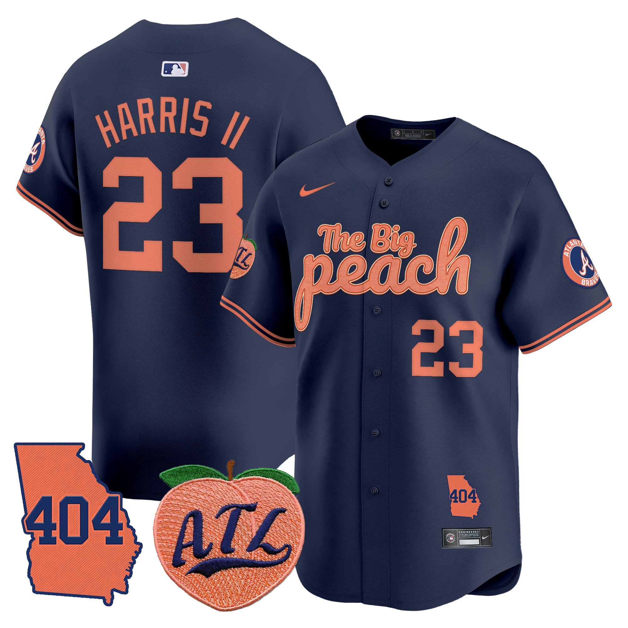 Men’s Atlanta 404 & The Big Peach Vapor Premier Limited Jersey