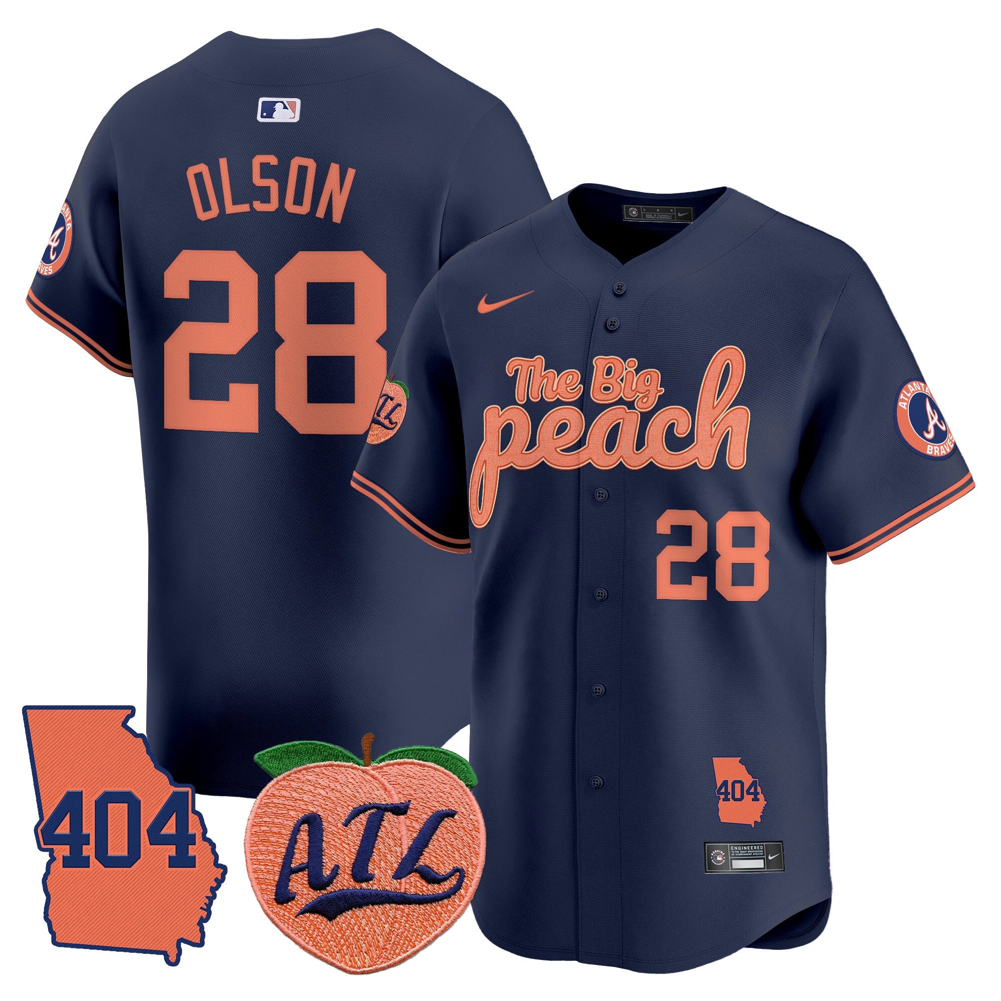 Men’s Atlanta 404 & The Big Peach Vapor Premier Limited Jersey