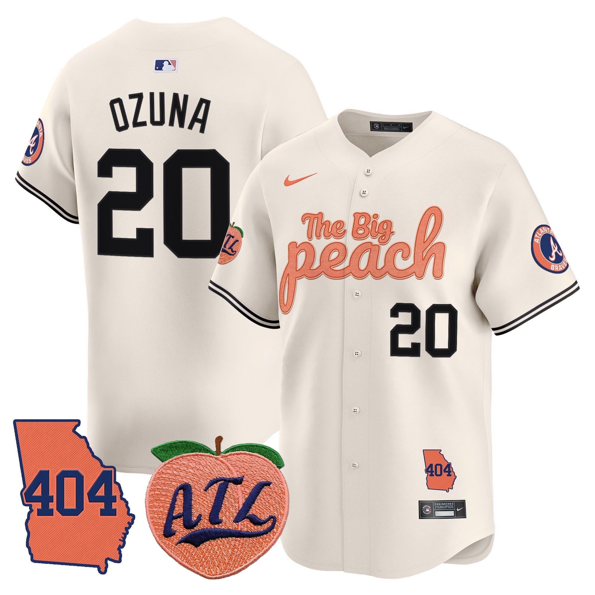 Men’s Atlanta 404 & The Big Peach Vapor Premier Limited Jersey