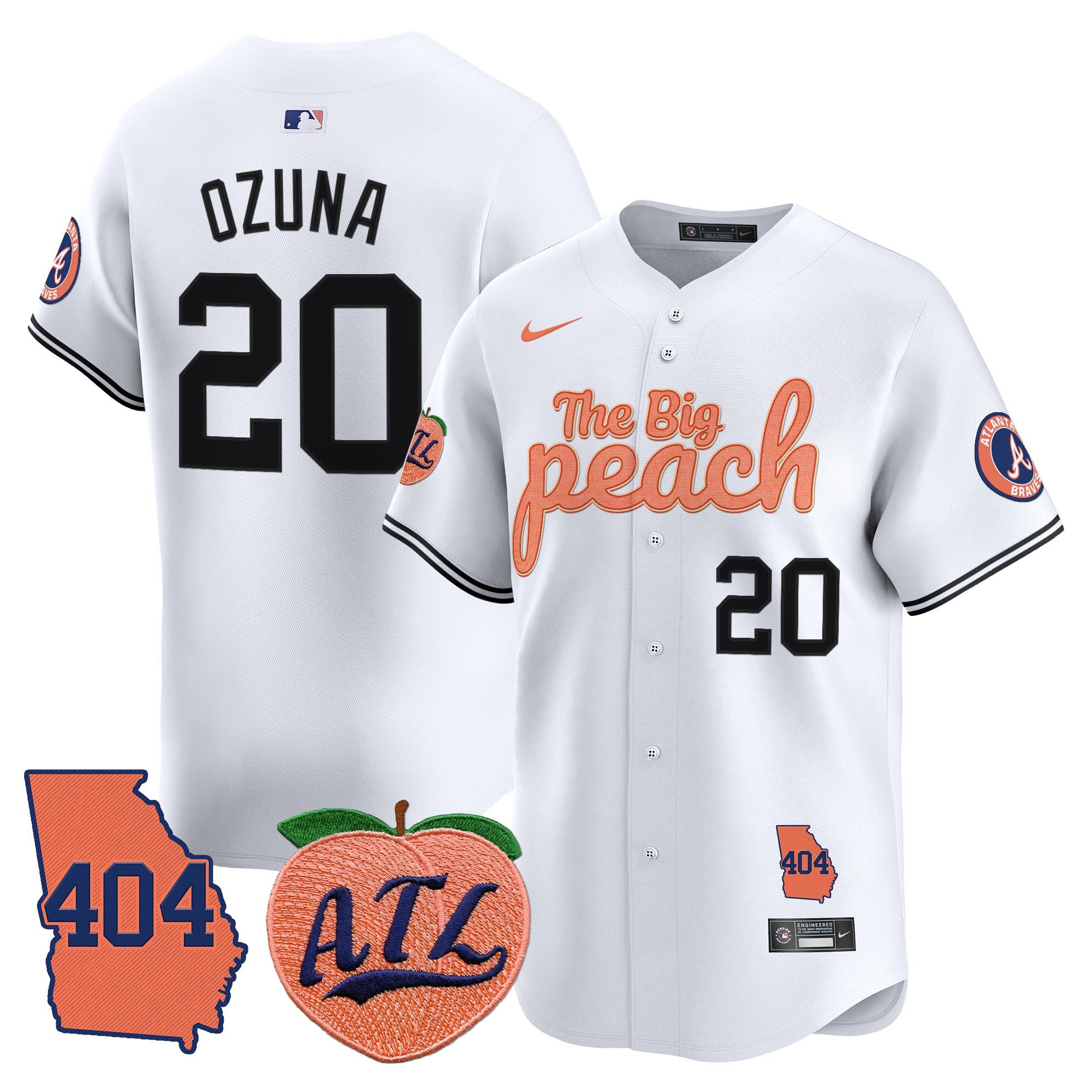 Men’s Atlanta 404 & The Big Peach Vapor Premier Limited Jersey