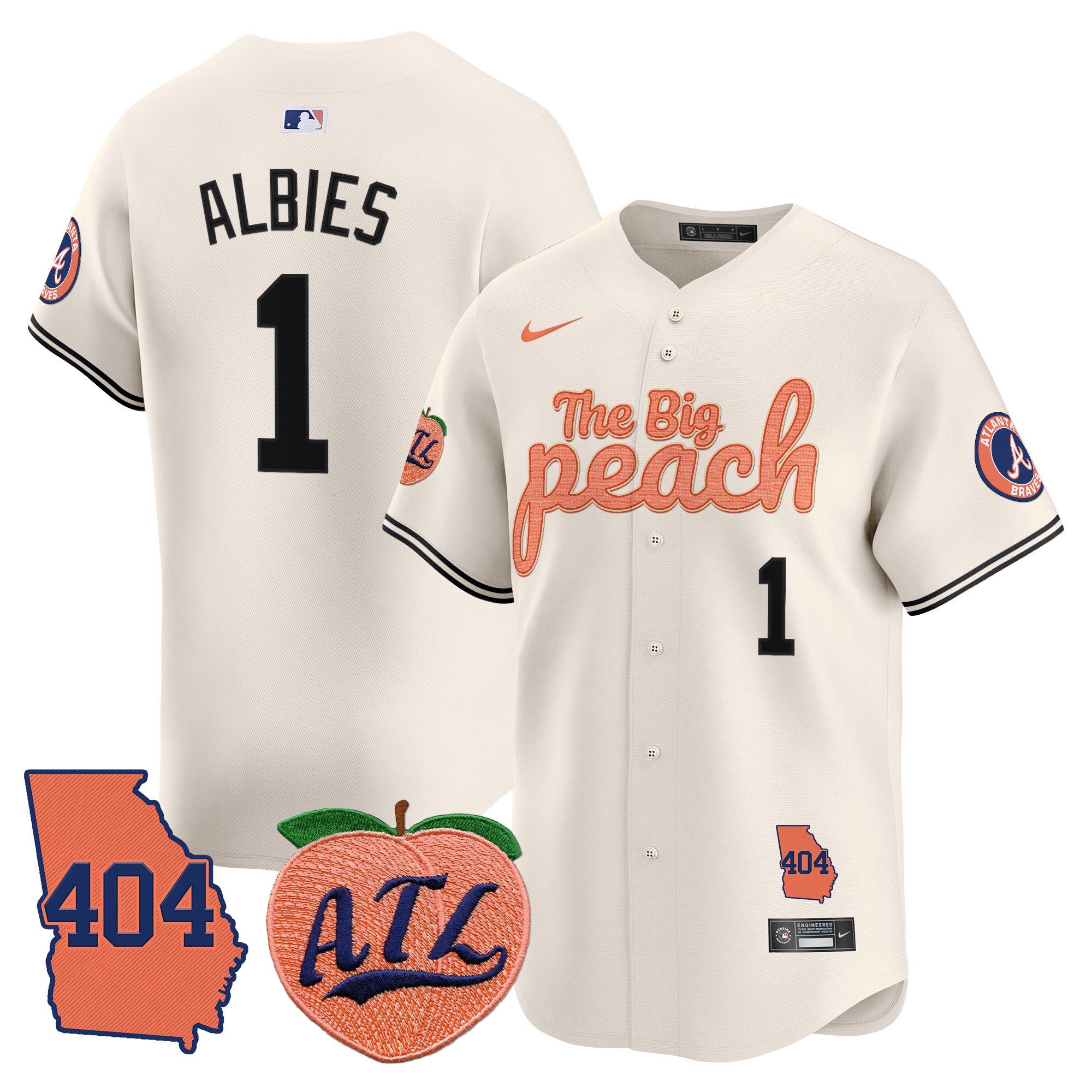 Men’s Atlanta 404 & The Big Peach Vapor Premier Limited Jersey