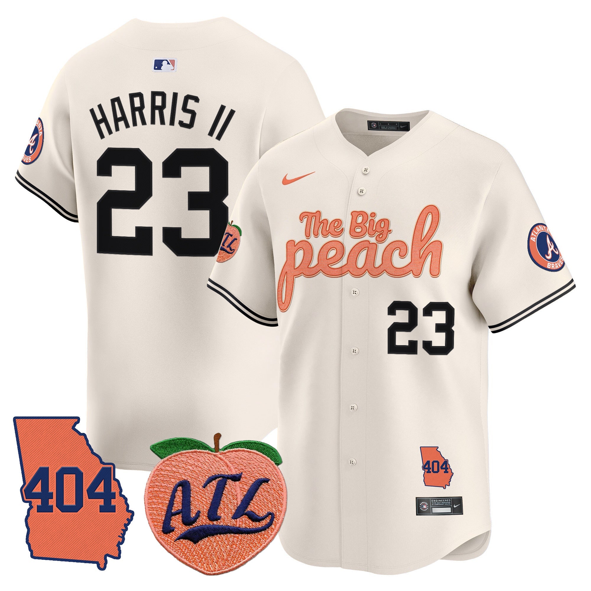 Men’s Atlanta 404 & The Big Peach Vapor Premier Limited Jersey