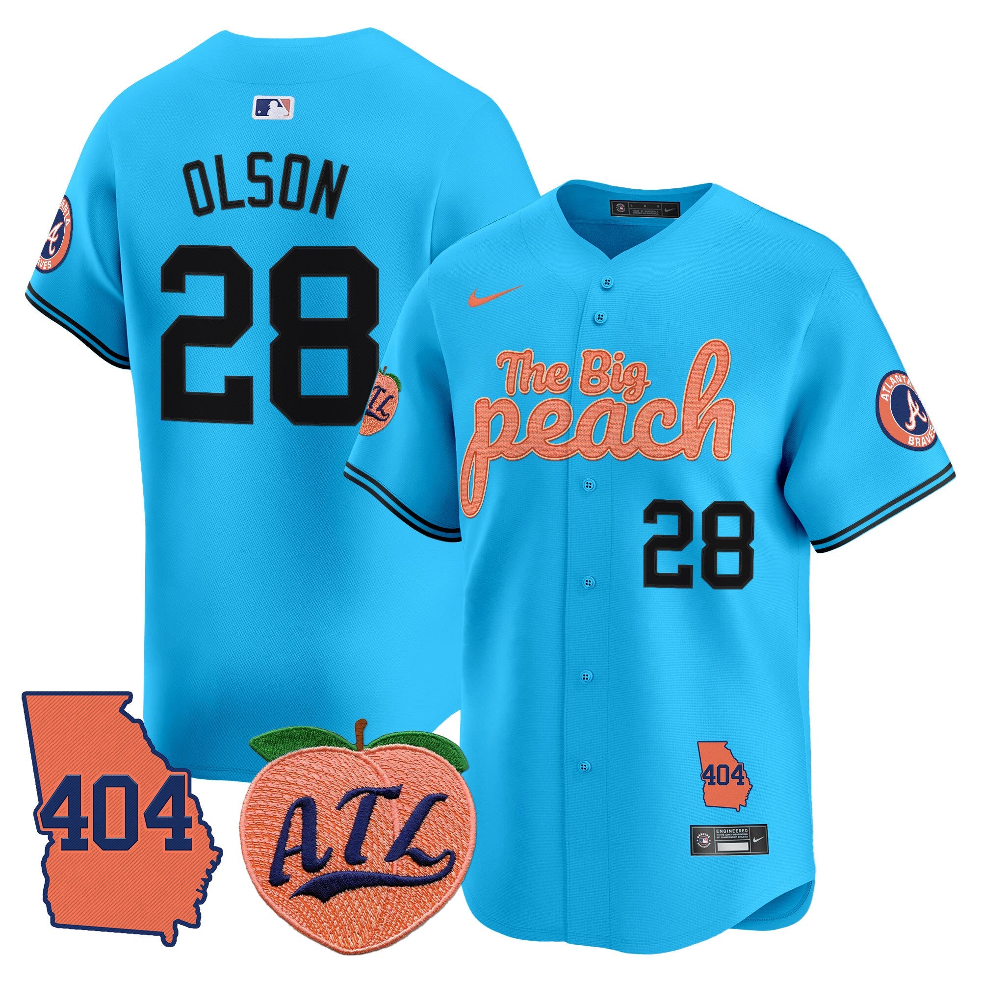 Men’s Atlanta 404 & The Big Peach Vapor Premier Limited Jersey