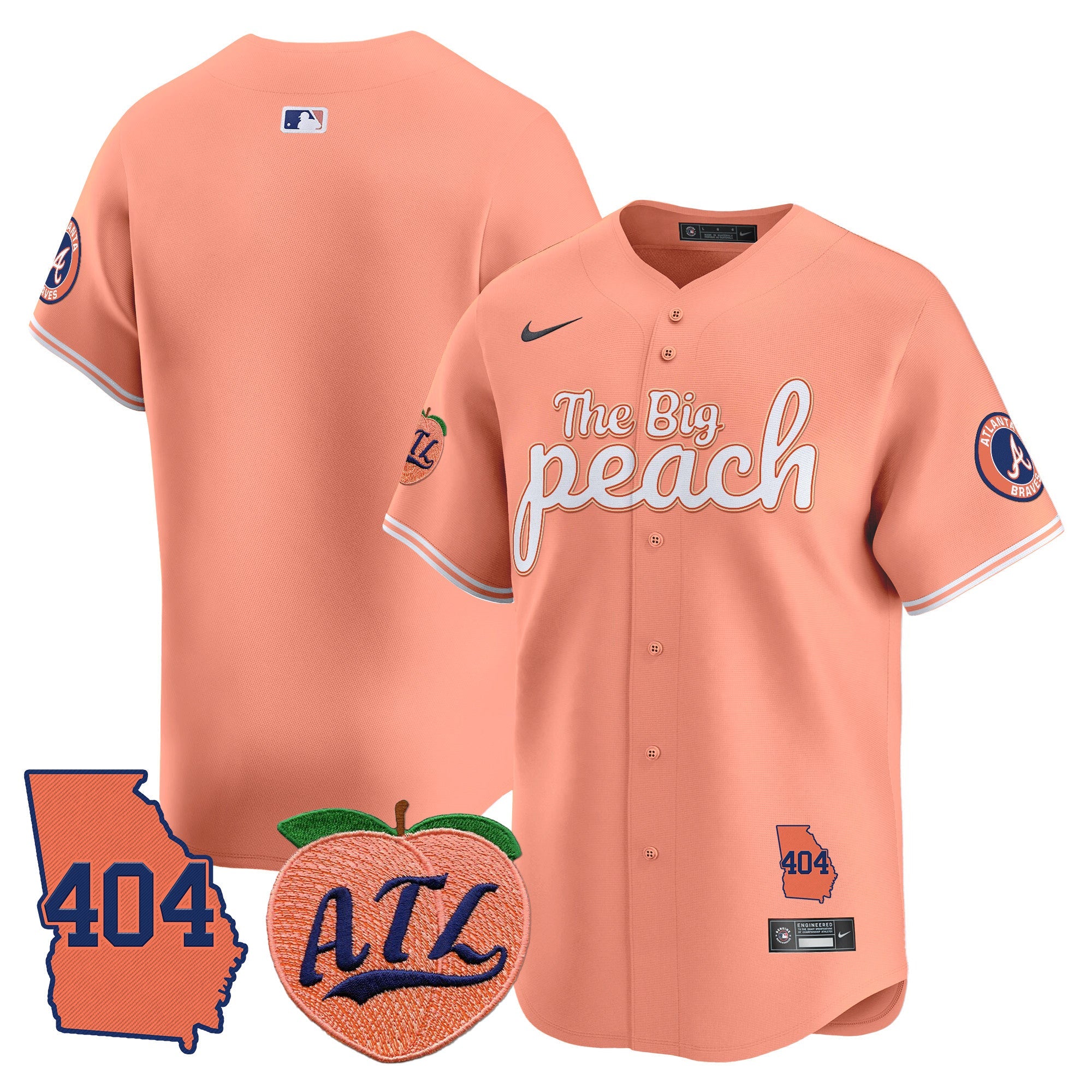 Men’s Atlanta 404 & The Big Peach Vapor Premier Limited Jersey