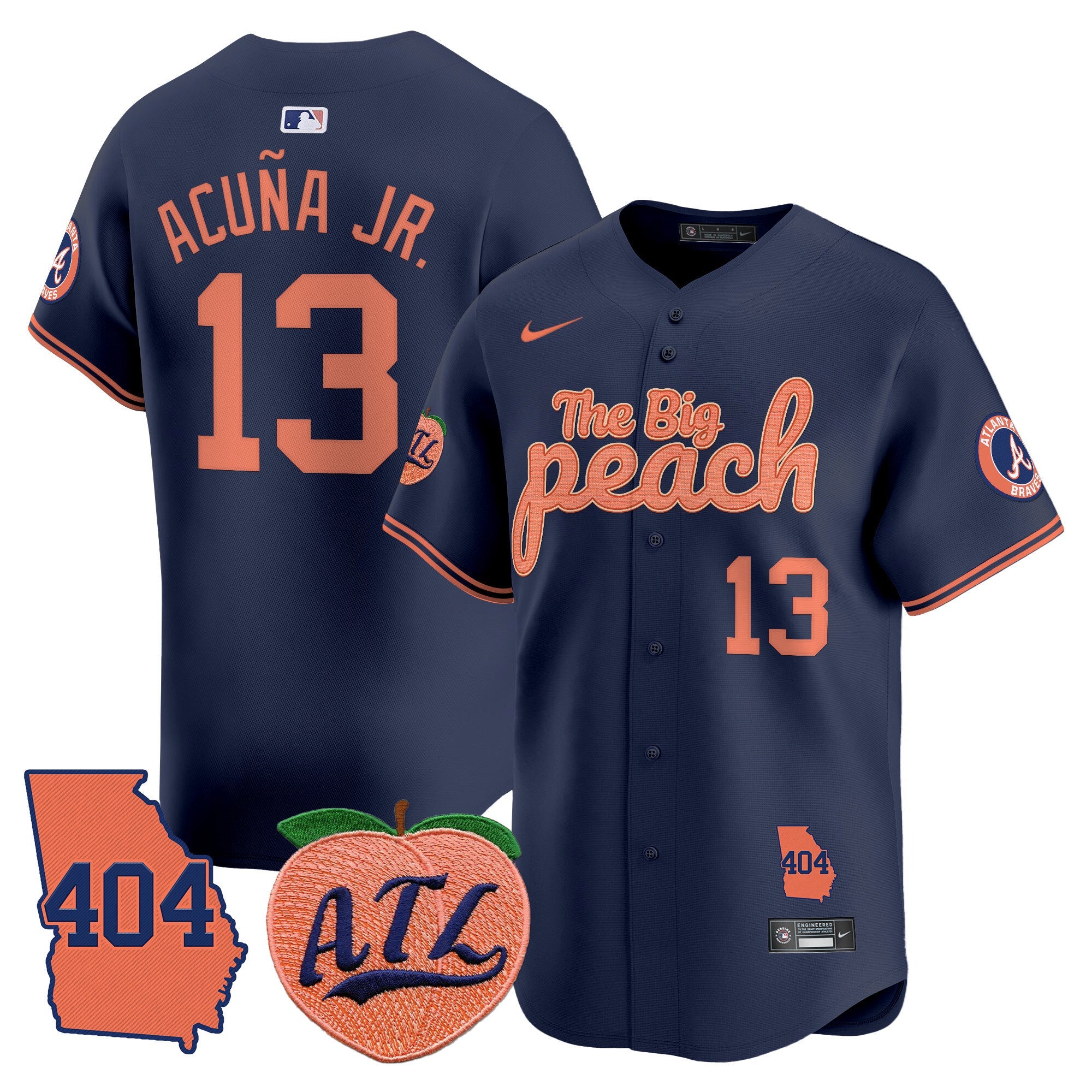 Men’s Atlanta 404 & The Big Peach Vapor Premier Limited Jersey