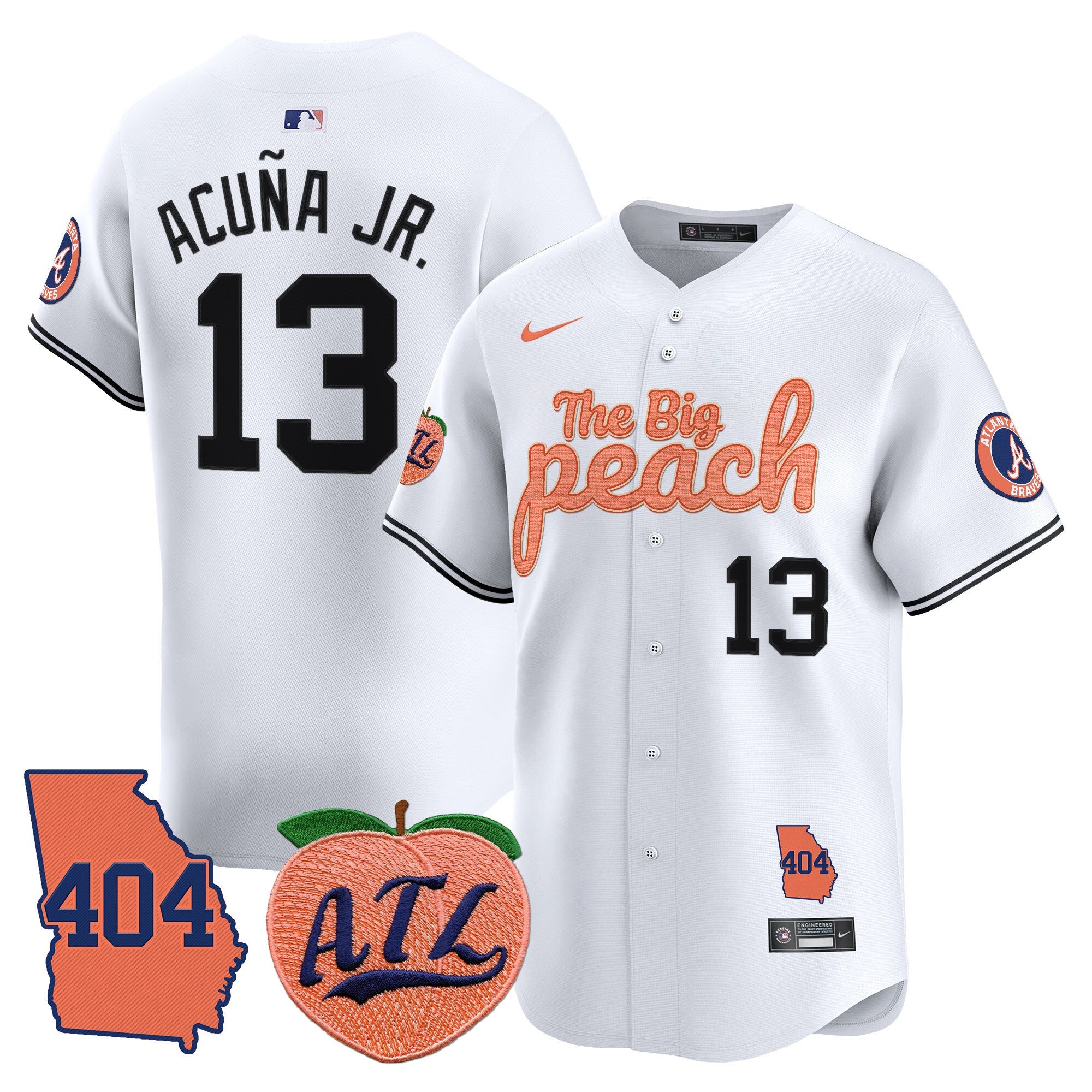 Men’s Atlanta 404 & The Big Peach Vapor Premier Limited Jersey