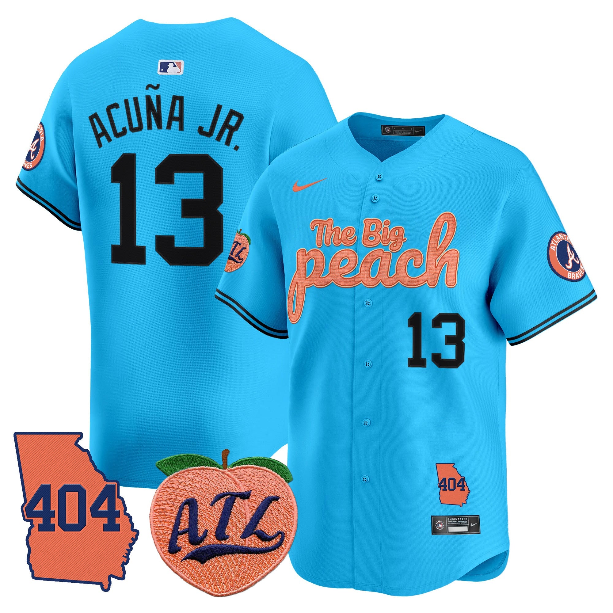 Men’s Atlanta 404 & The Big Peach Vapor Premier Limited Jersey