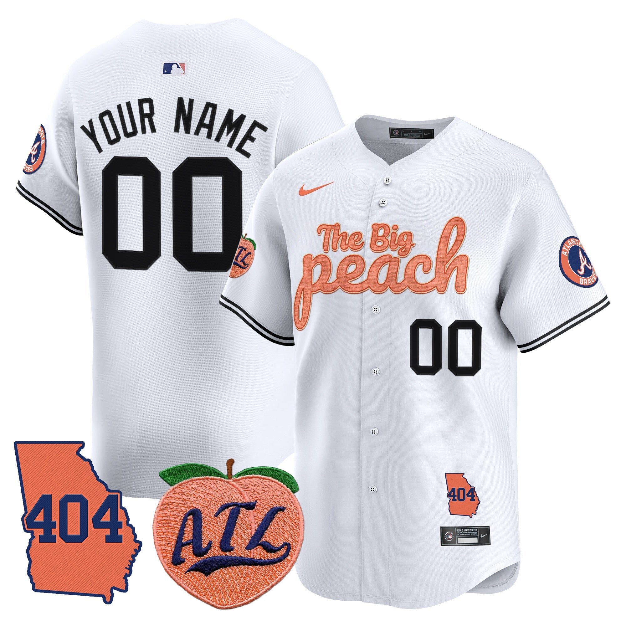 Atlanta 404 & The Big Peach Vapor Premier Limited Custom Jersey