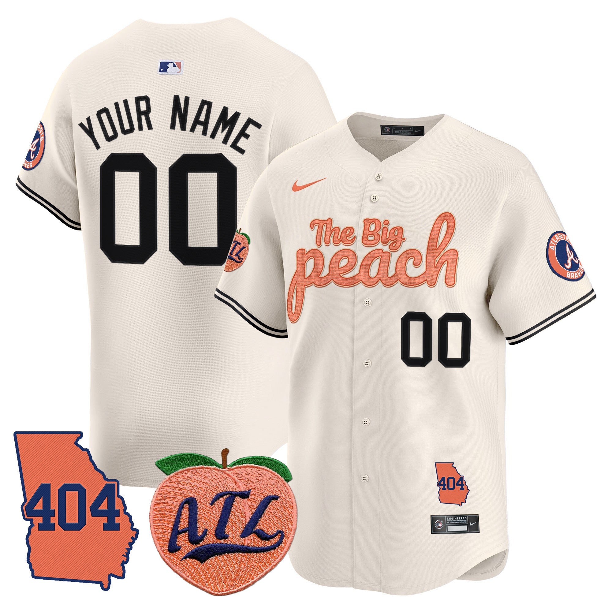 Atlanta 404 & The Big Peach Vapor Premier Limited Custom Jersey