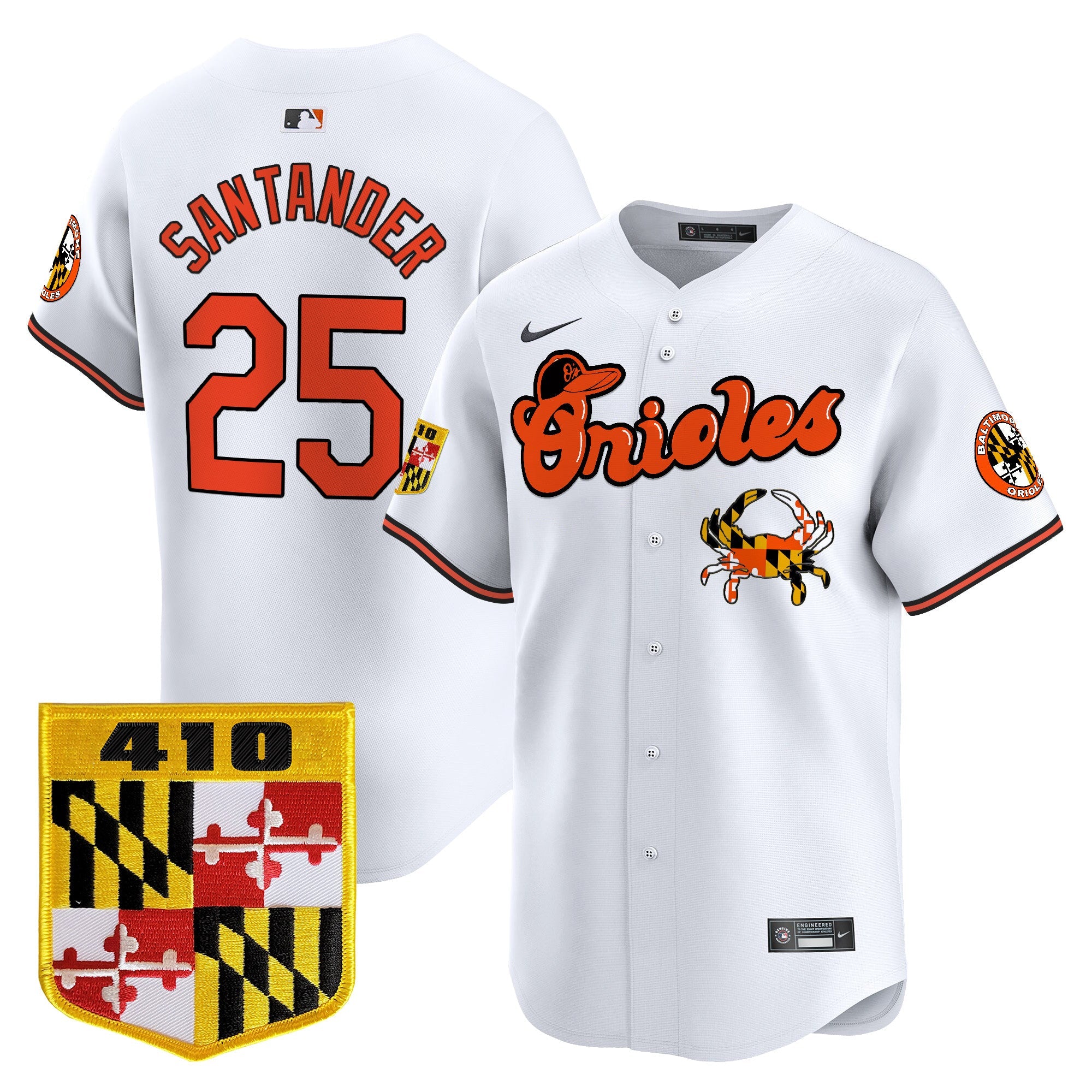 Men’s Baltimore 410 & Chesapeake Crab Patch Vapor Premier Limited Jersey