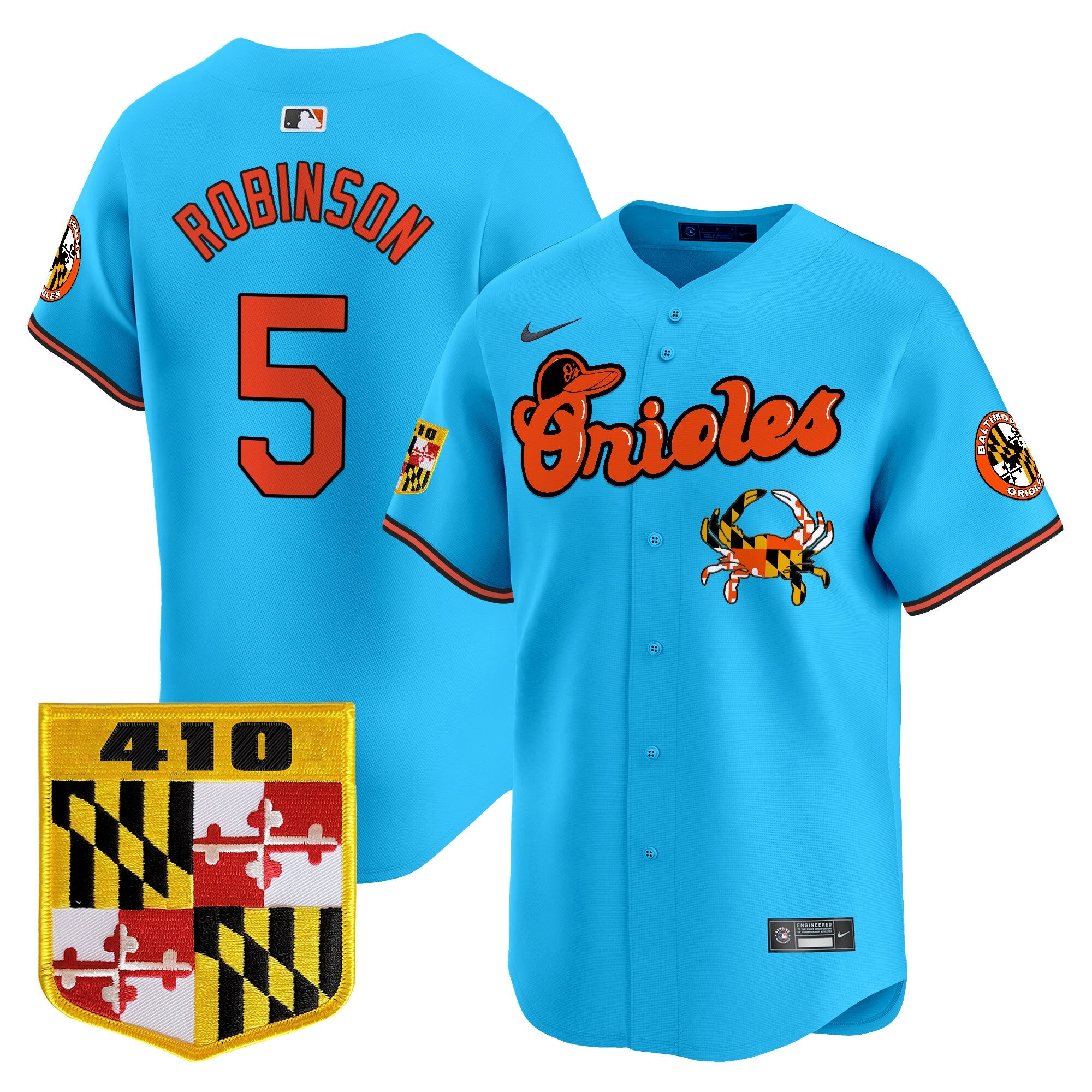 Men’s Baltimore 410 & Chesapeake Crab Patch Vapor Premier Limited Jersey